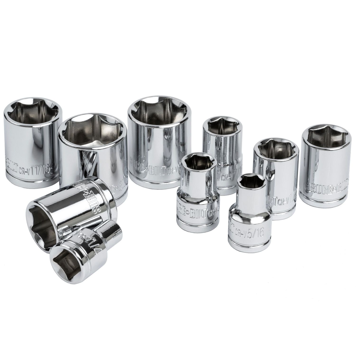 Great Neck 3/8in Drive Socket Set SAE 11 Piece | AutoZone