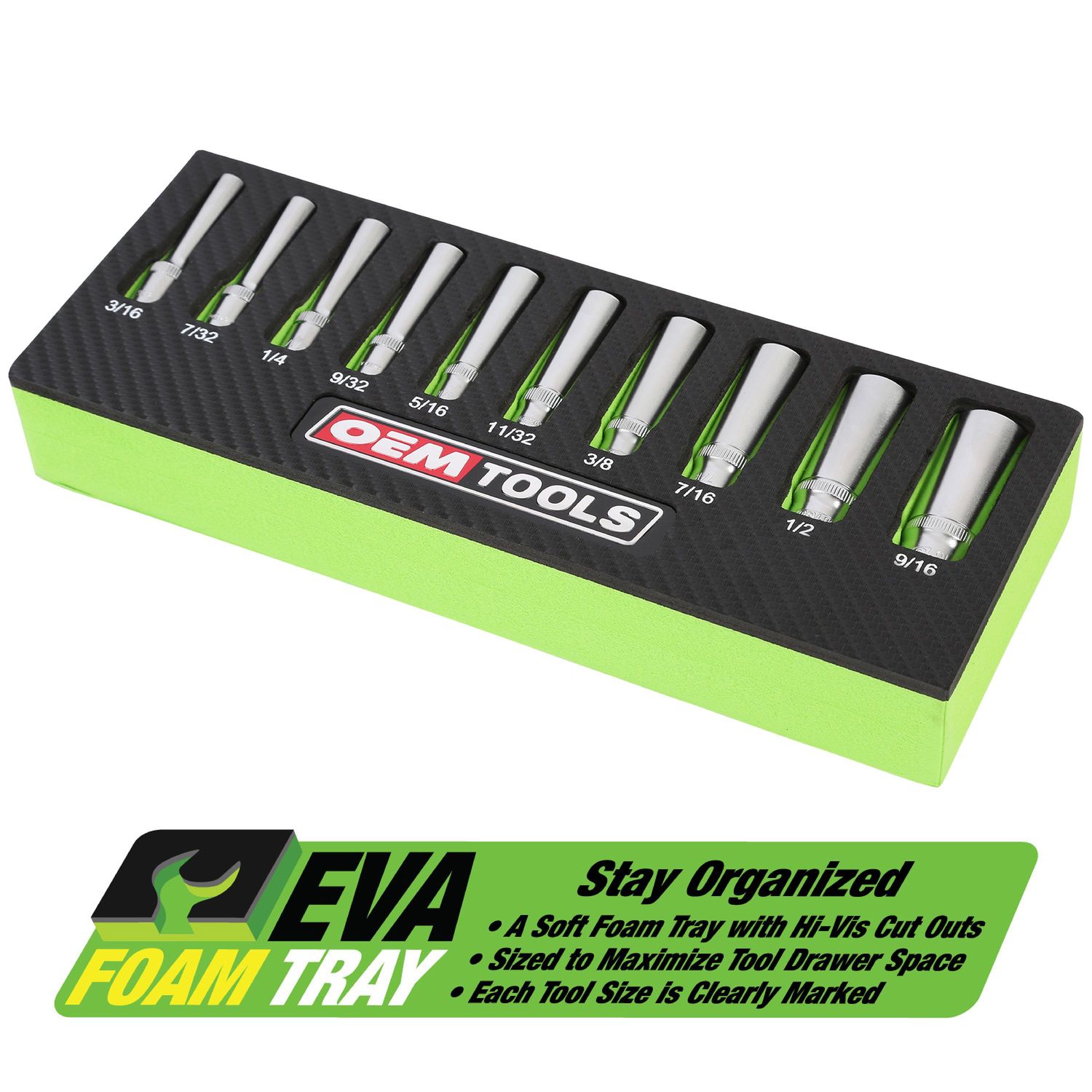 OEMTOOLS 23986 1/4in Drive Metric Deep Socket Set 12 Piece | AutoZone