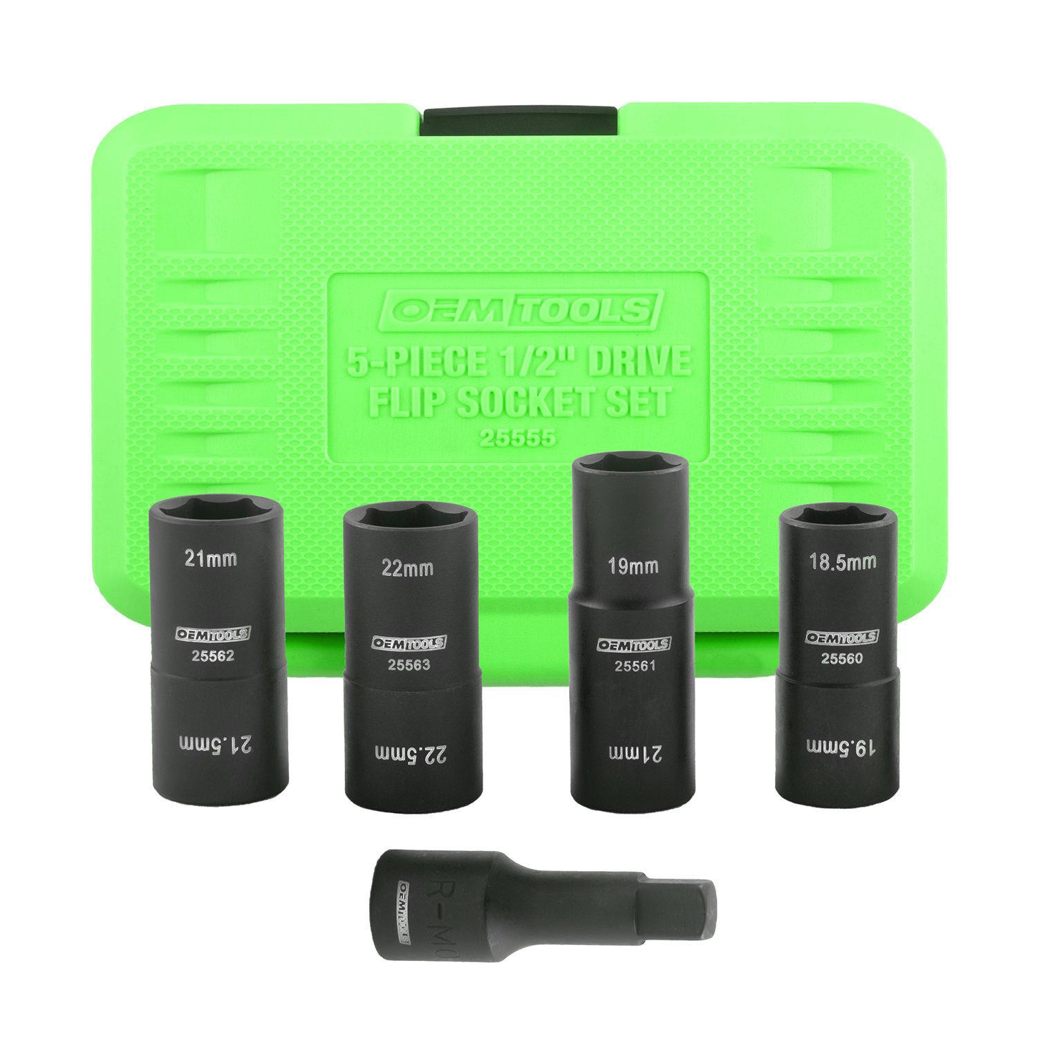 OEMTOOLS Flip Socket Set 5 Piece | AutoZone
