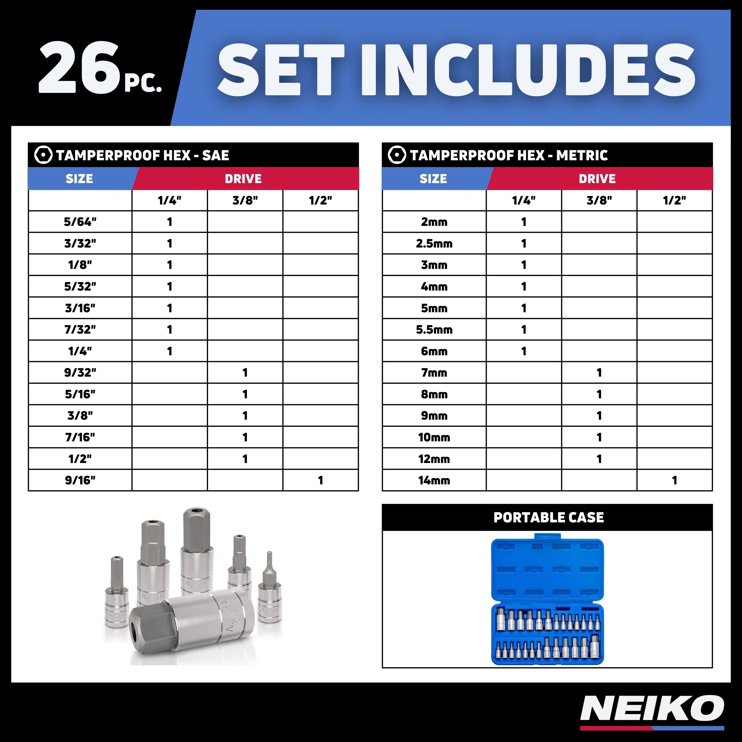 NEIKO Screwdriver Bit Socket 01144A | AutoZone