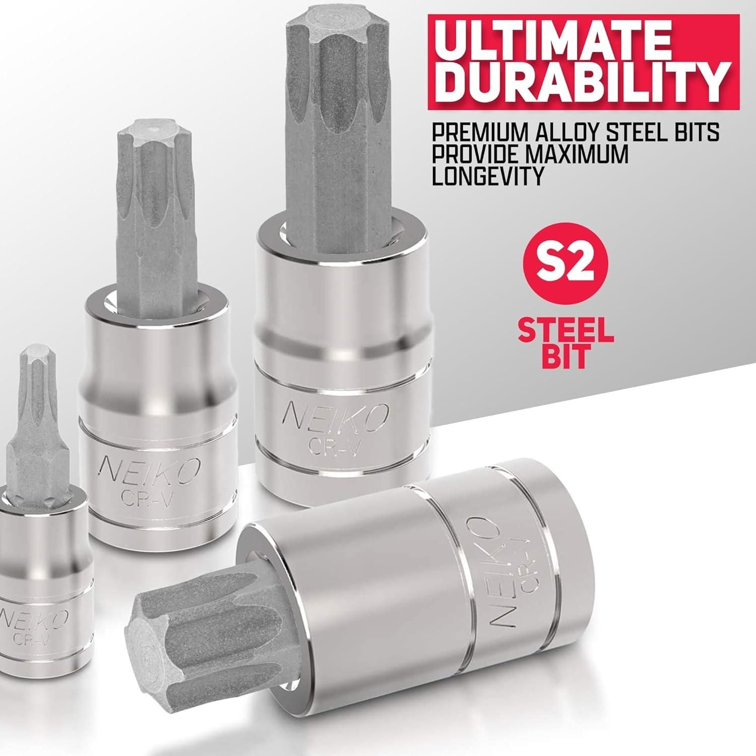 [37]シリンダーパドロック 35mm 10個セット NEIKO Screwdriver Bit Socket 10083A | AutoZone