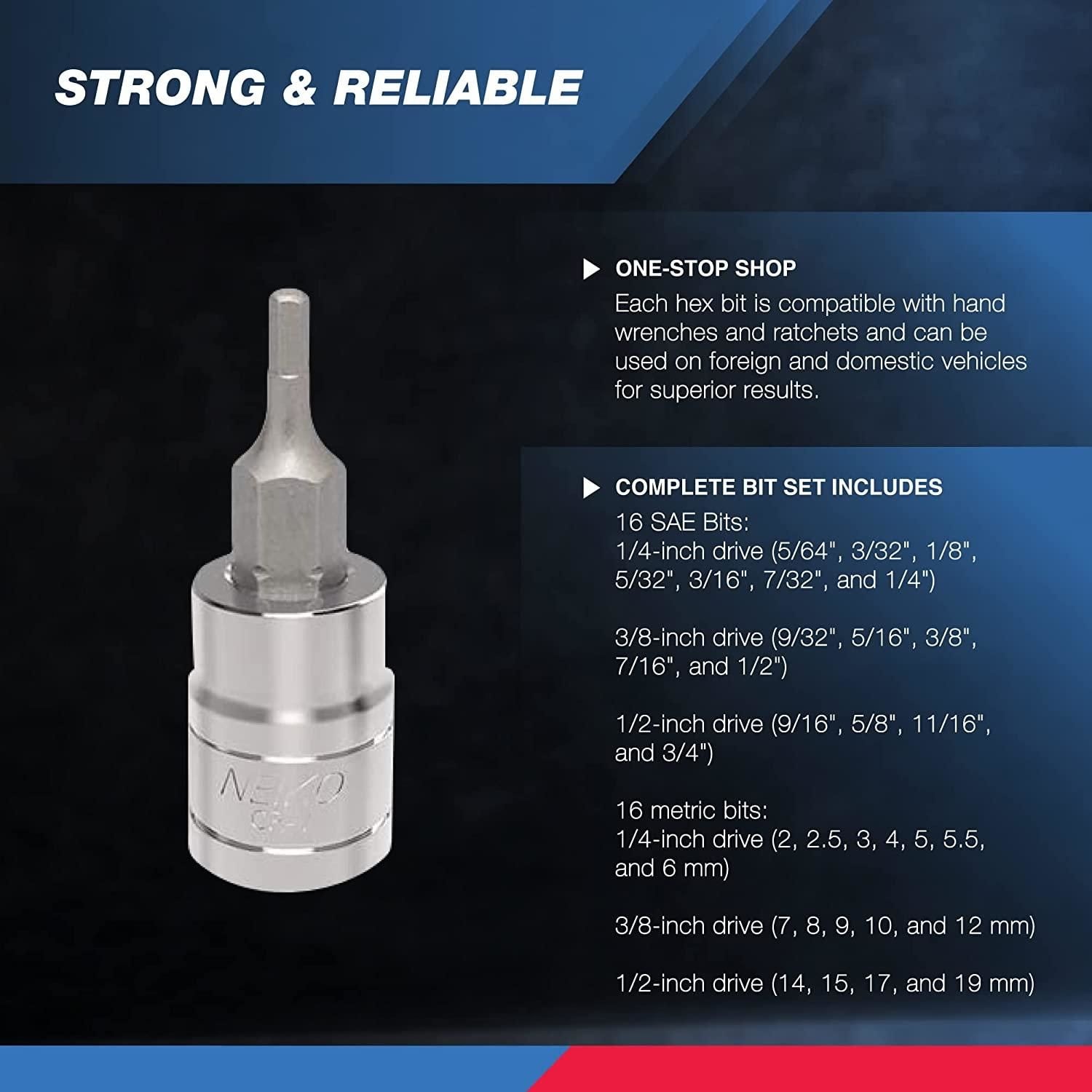 NEIKO Screwdriver Bit Socket 10288A | AutoZone