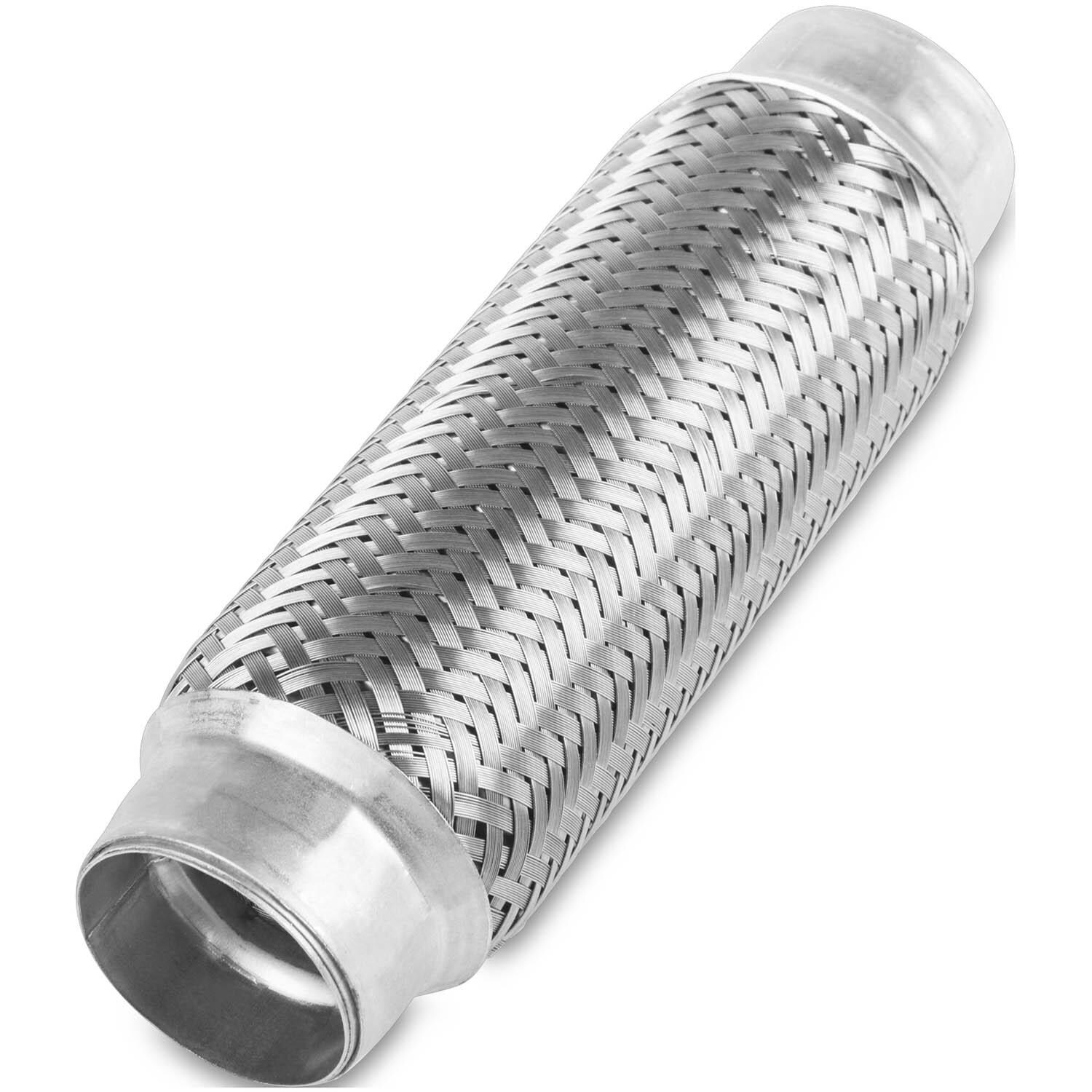 Universal Car Exhaust Flexible Pipe – 38mm ID X 70mm Overall, Stainless Steel Bellows Connector