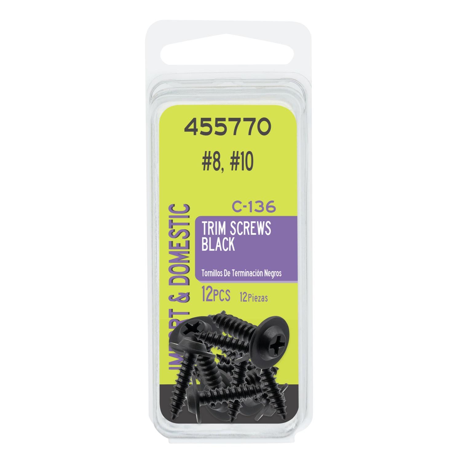 Needa Parts Black Assorted Trim Screws | AutoZone