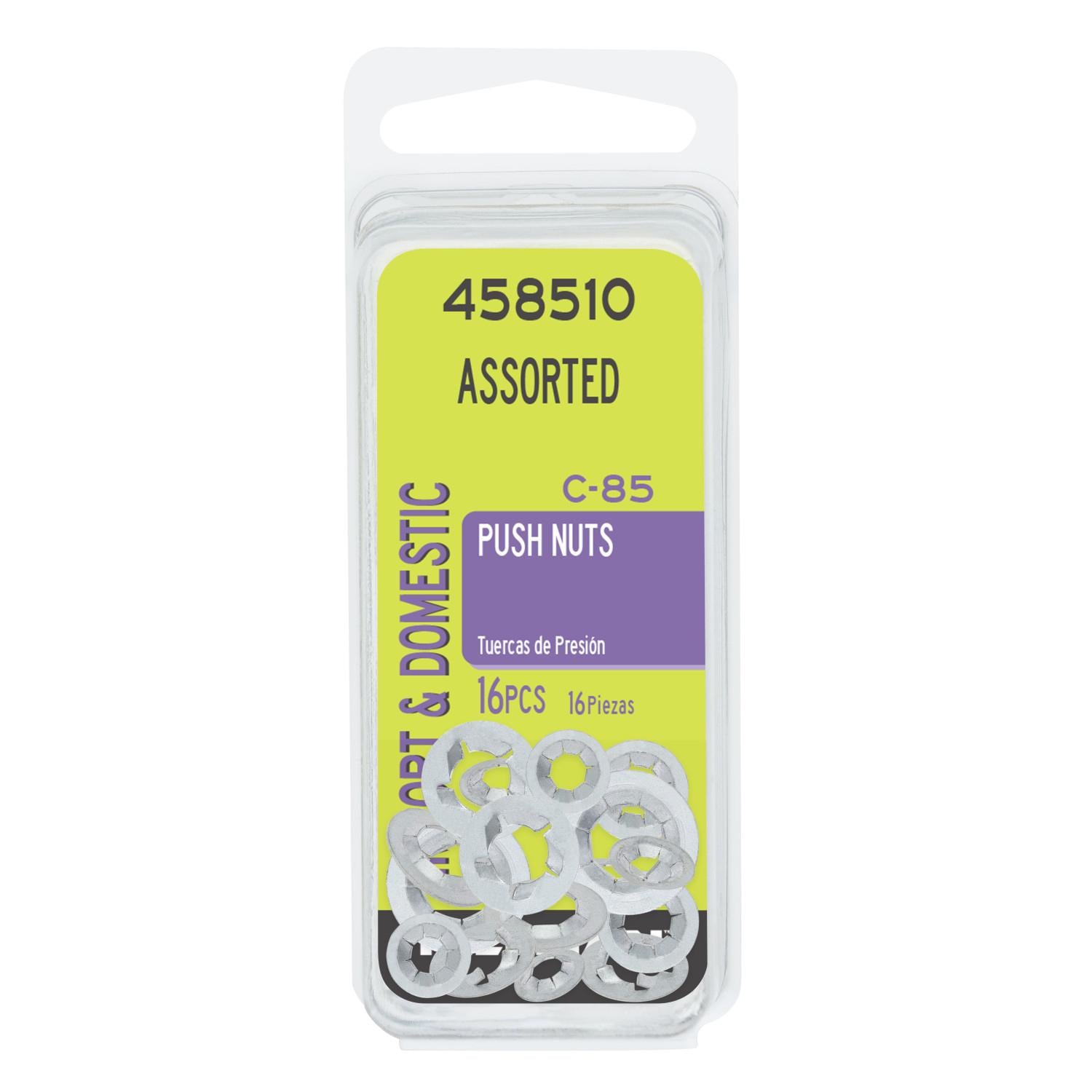 Needa Parts Push Nut Fastener Assortment 16 Piece | AutoZone