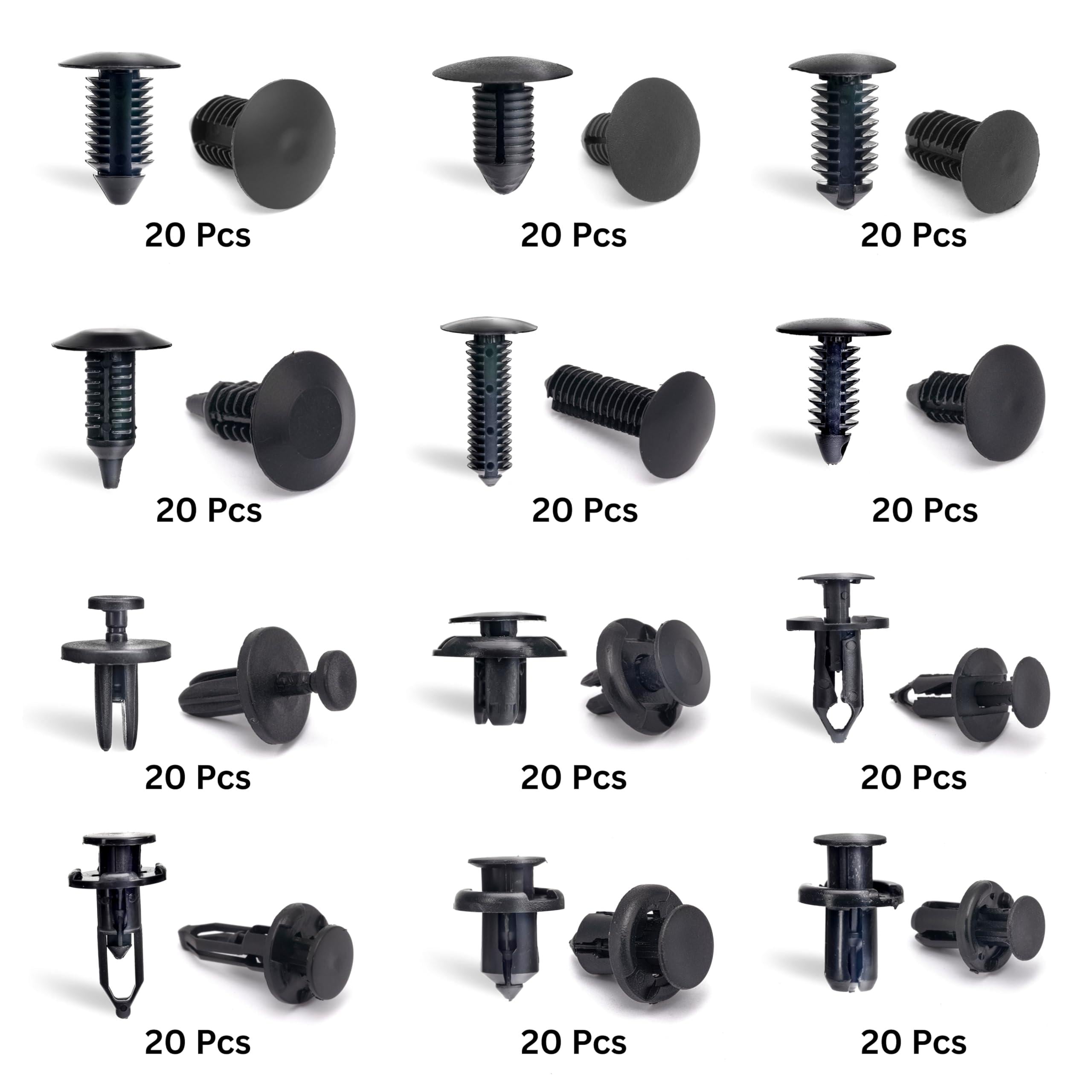 NEIKO Car Retainer Clips Assortment, Automotive Fasteners, Toyota