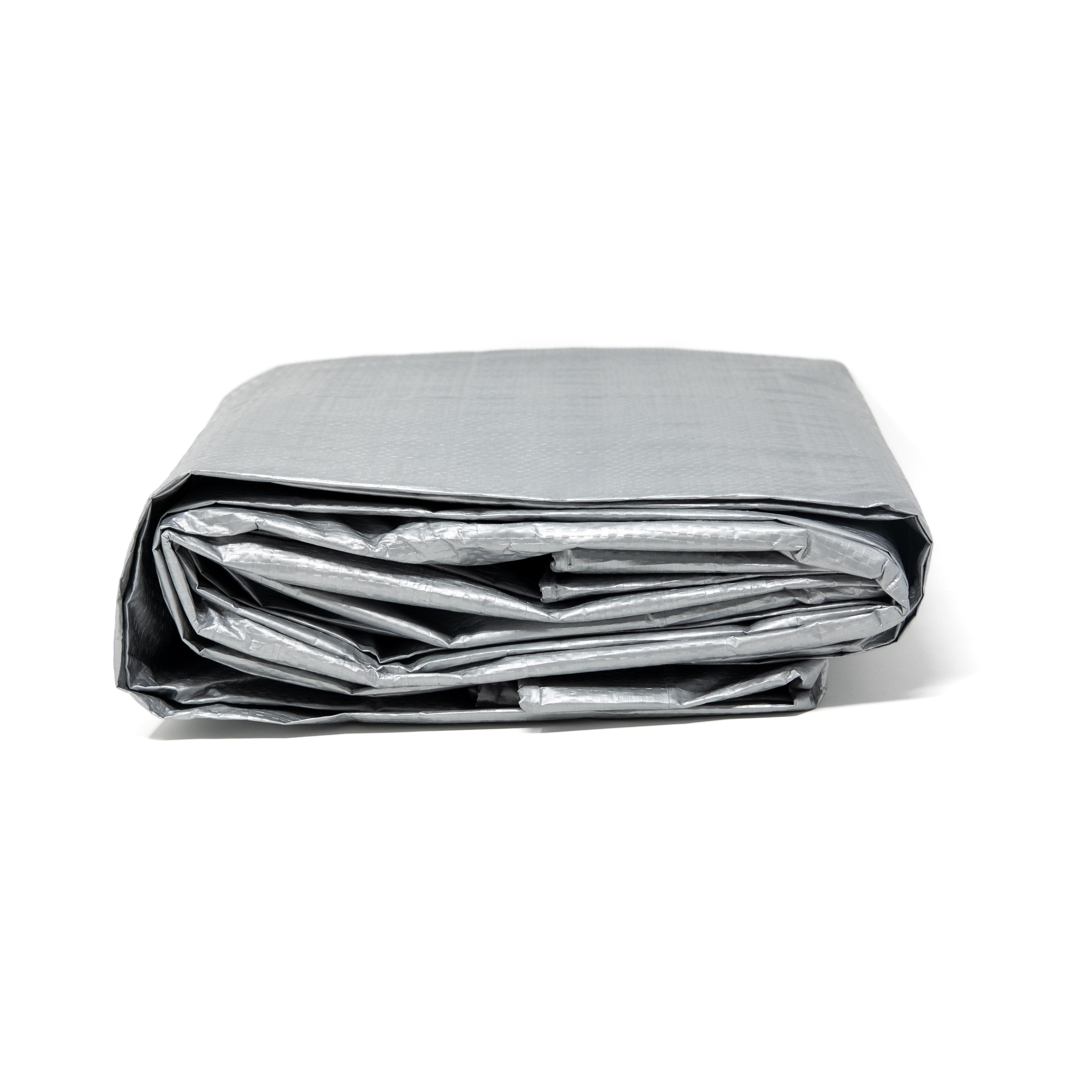 Honeybadger 8ft x 10ft Silver Medium Duty Tarp HE0382 | AutoZone