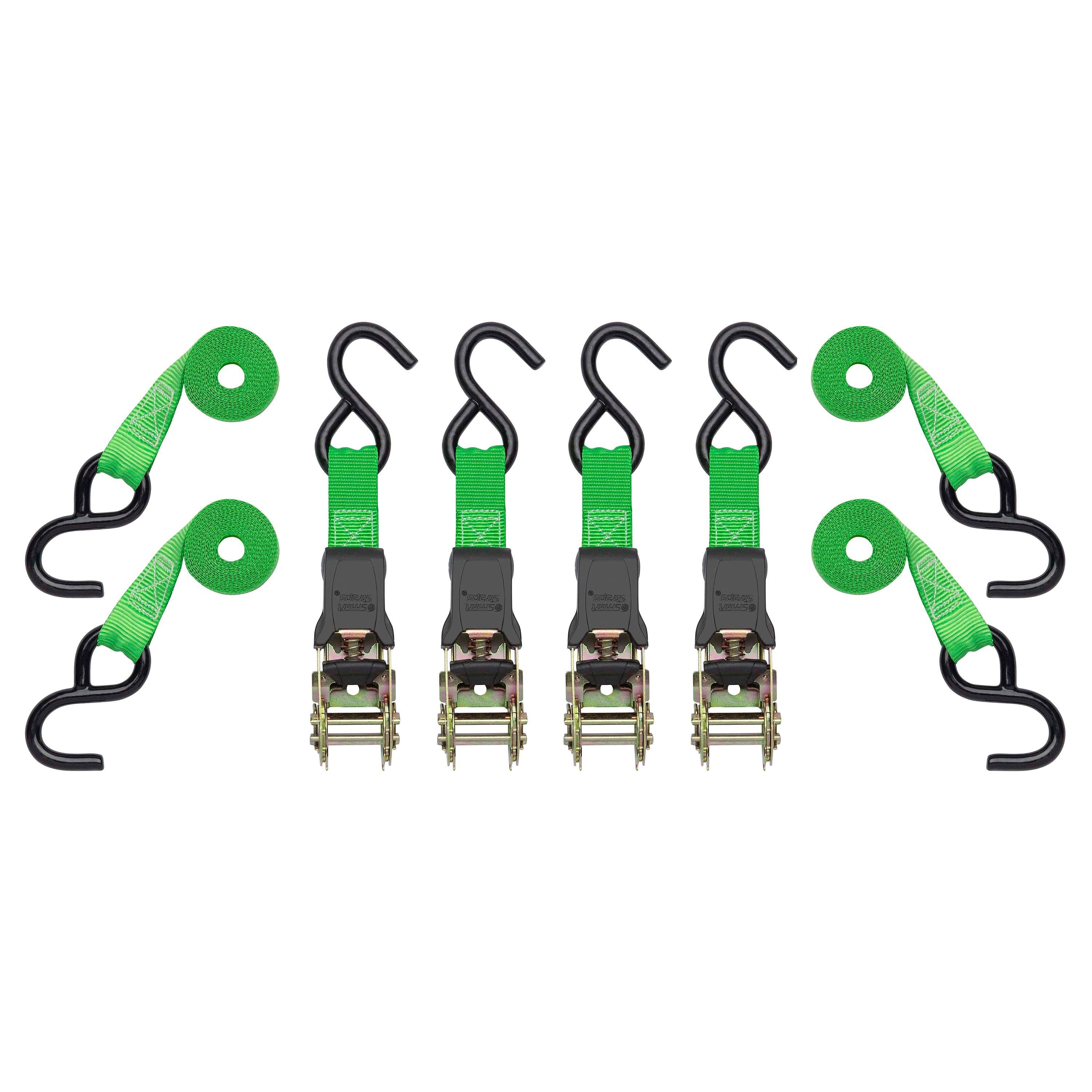SmartStraps QuadWinder 14ft 1,500lbs Ratchet with Tie Down Straps