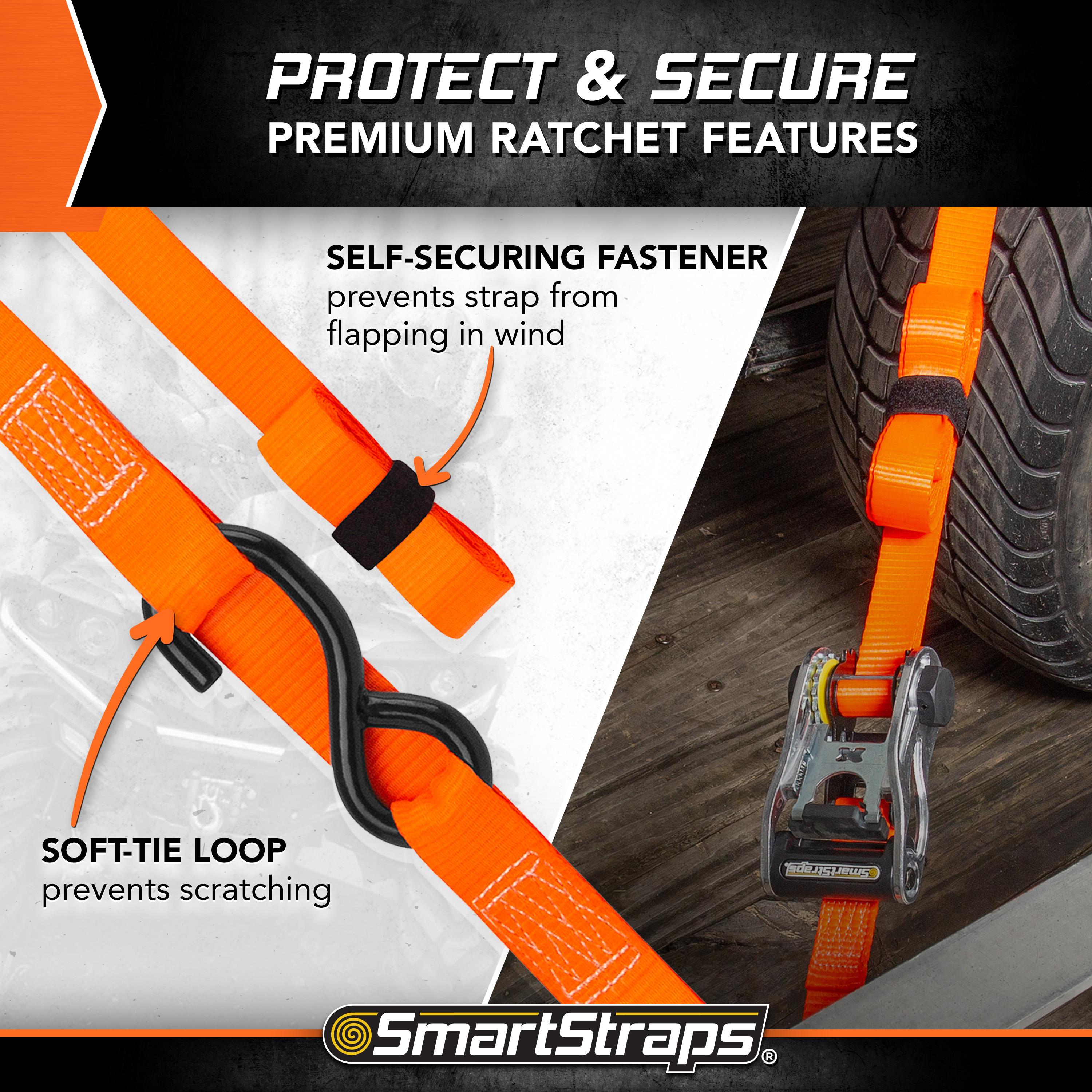 SmartStraps 10ft 3000lbs Ratchet 2 Pack | AutoZone