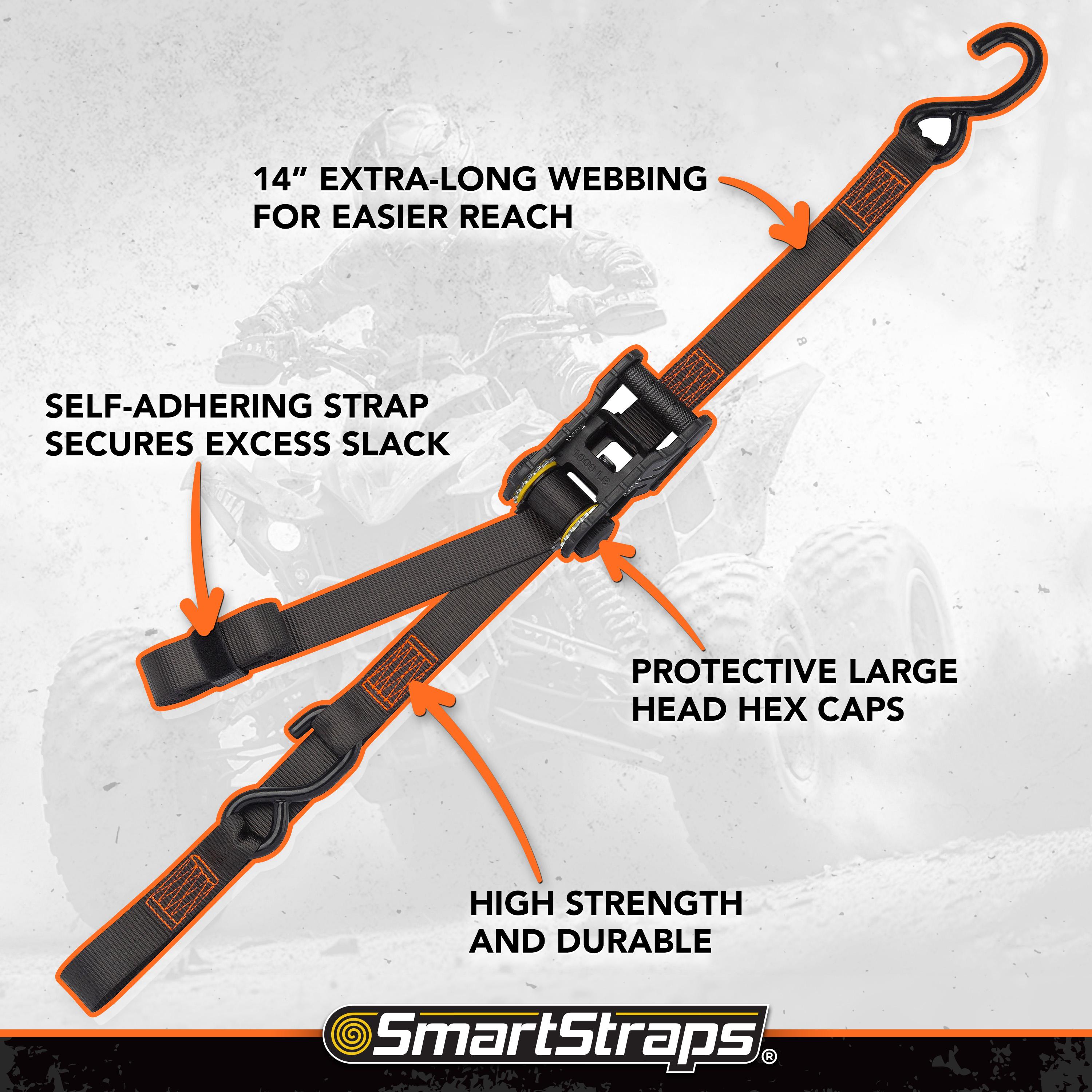 SmartStraps 14ft 3000lbs Tactical 4 Pack | AutoZone