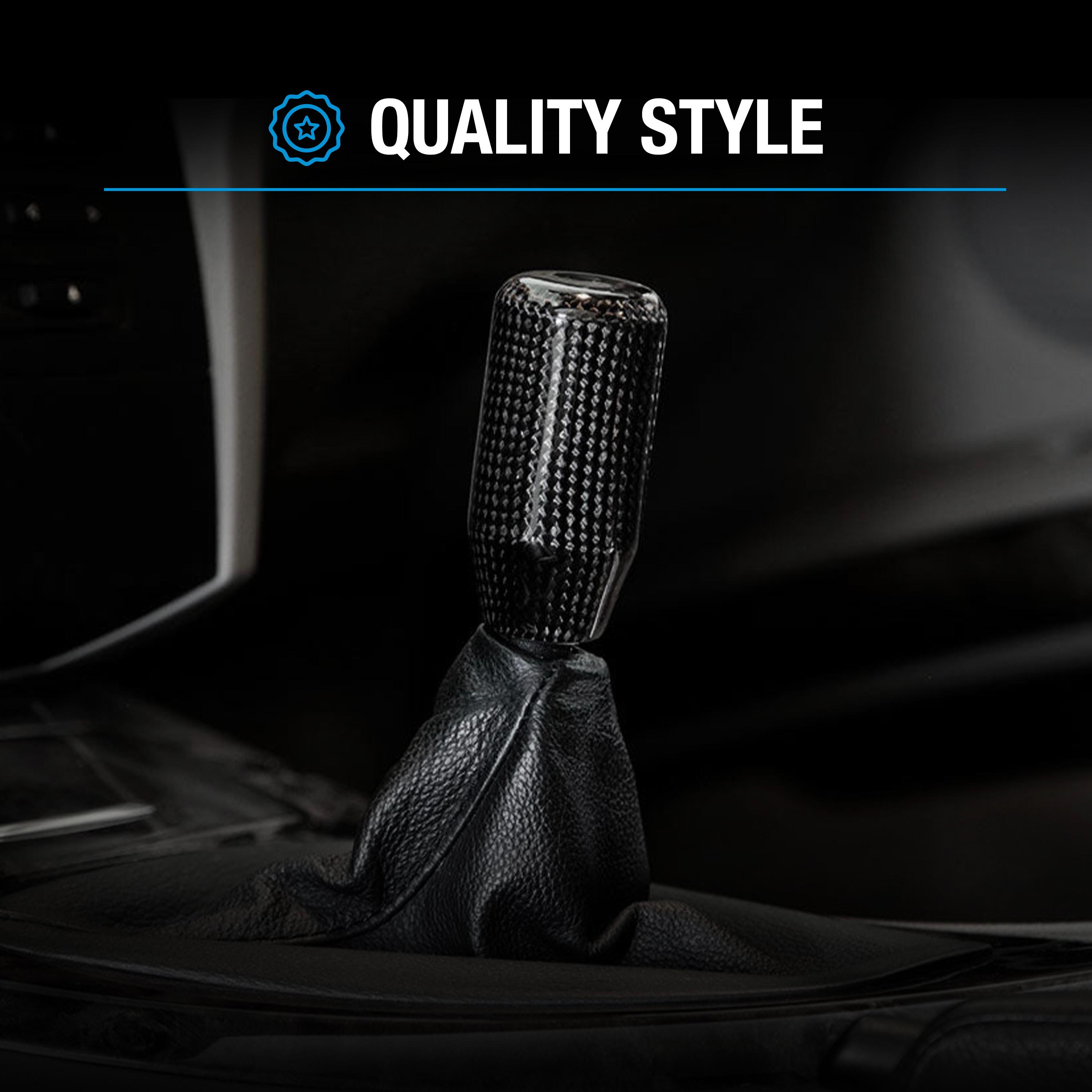 TYPE S Black Carbon Fiber Shift Knob | AutoZone