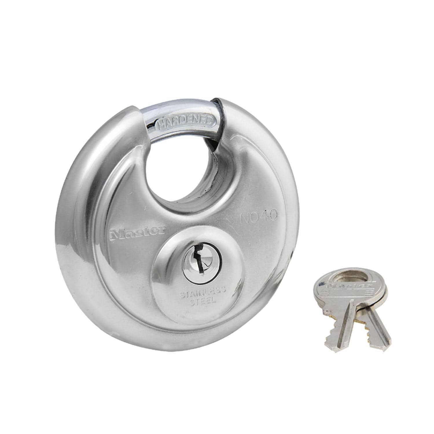 Master Lock 2 3/4in Discus Padlock with Shrouded Shackle | AutoZone