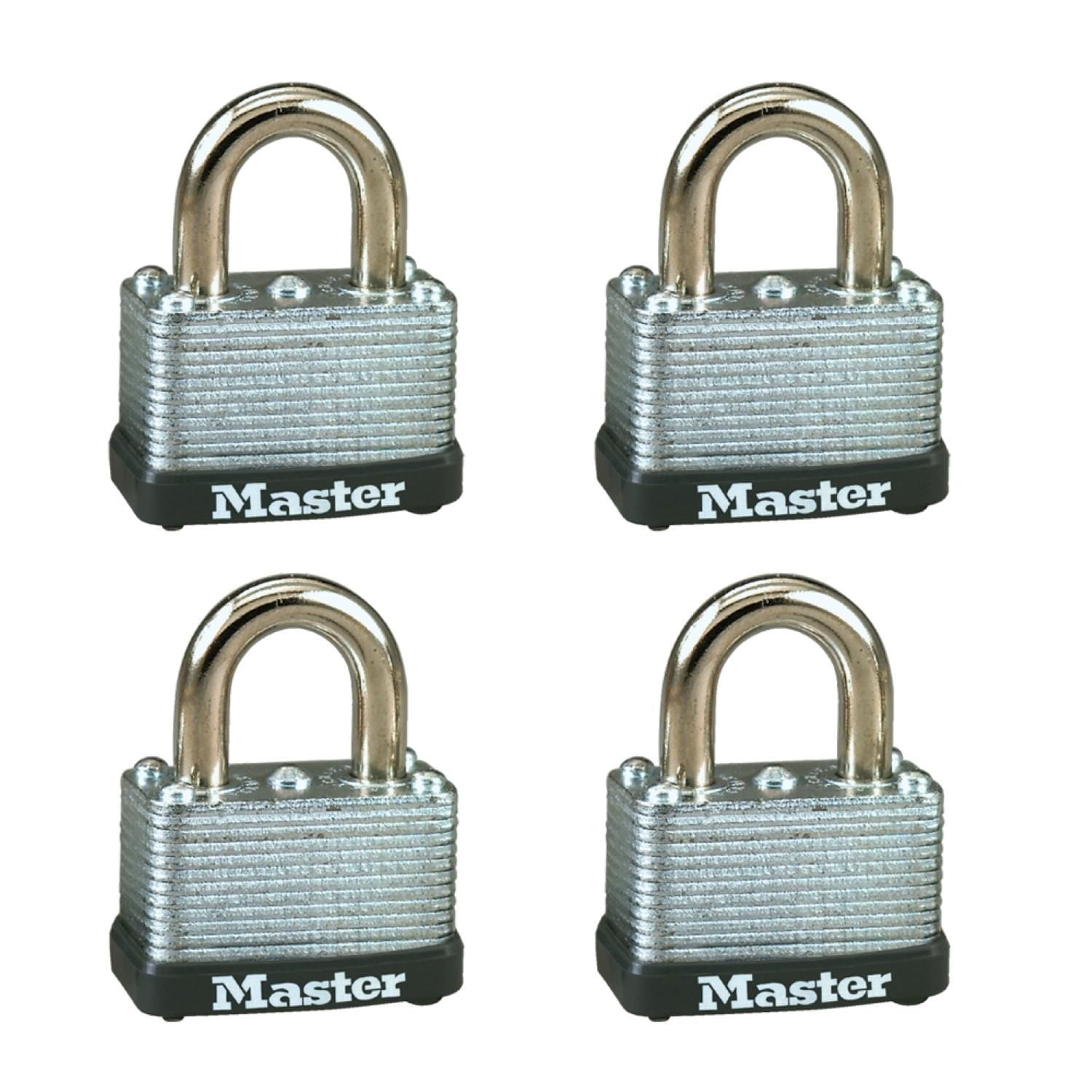 Master Lock 1 1/2in Padlock 4 Pack | AutoZone