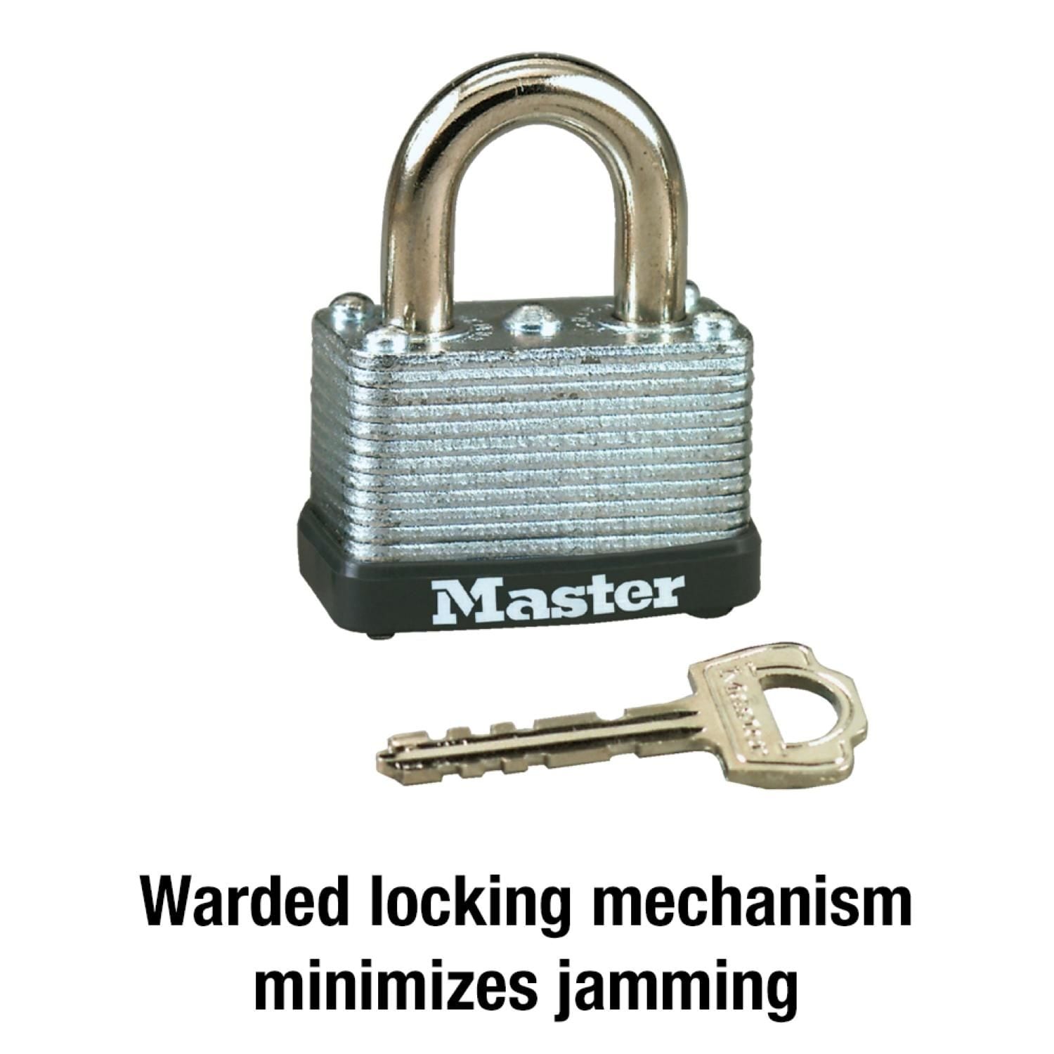 Master Lock 1 1/2in Padlock 4 Pack | AutoZone