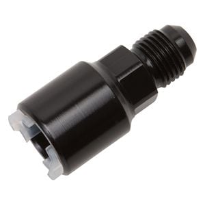 ANNX 2-Pack Black 6AN To 3/8 NPT Adapter Fittings – Straight Thread Aluminum AN Fittings