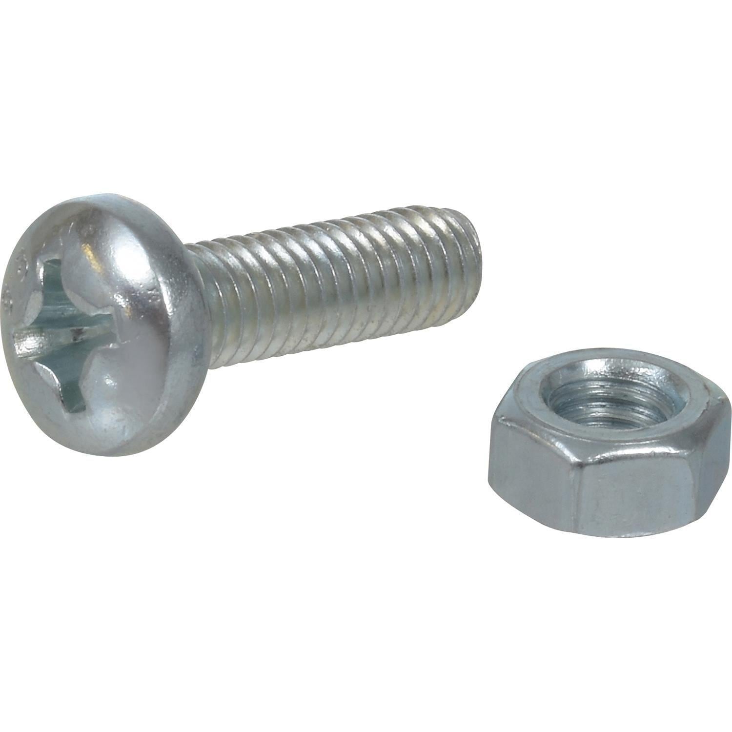 Needa Parts M6-1.0 X 20mm License Plate Fasteners 8 Piece | AutoZone