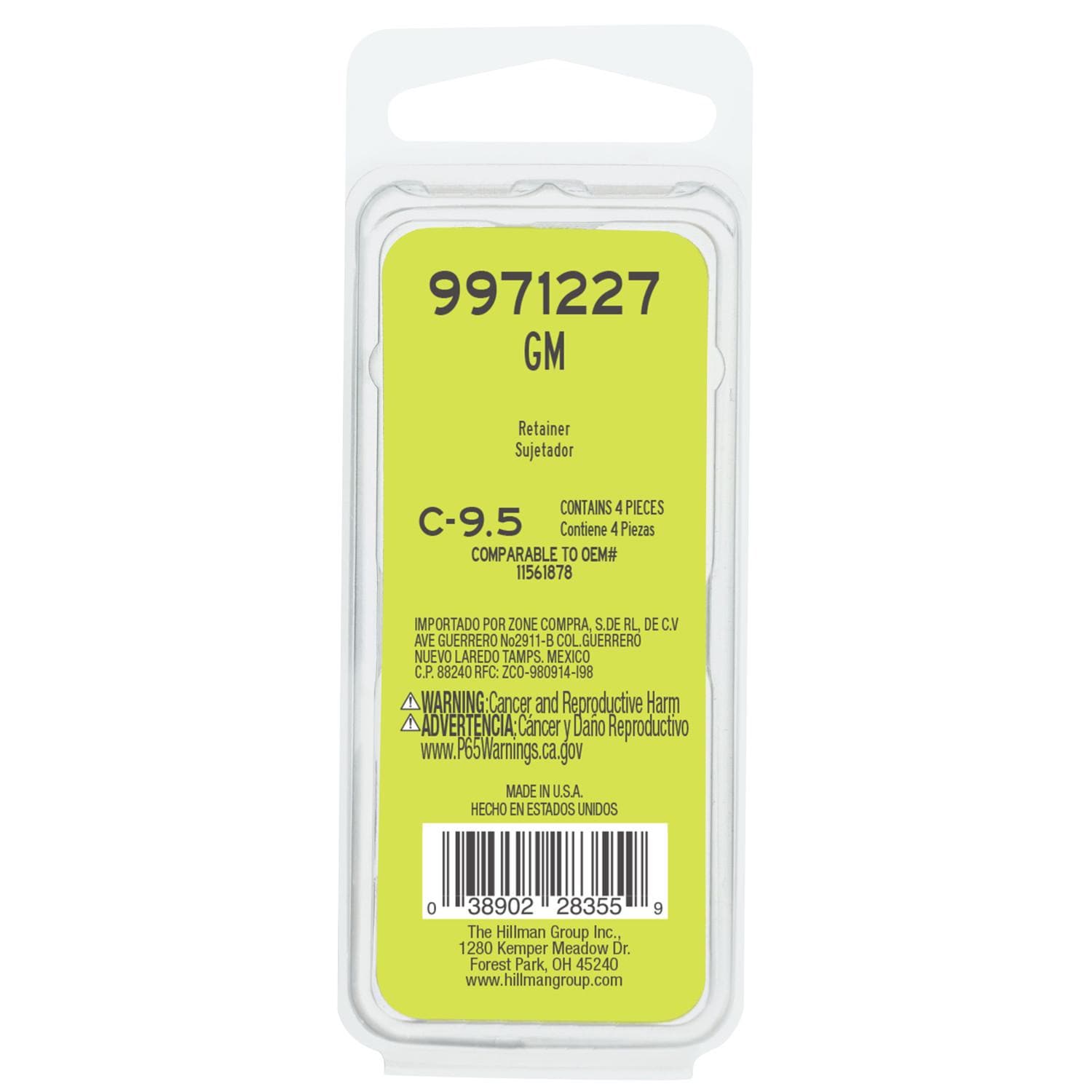 Needa Parts Interior Panel Retainer 9971227 | AutoZone