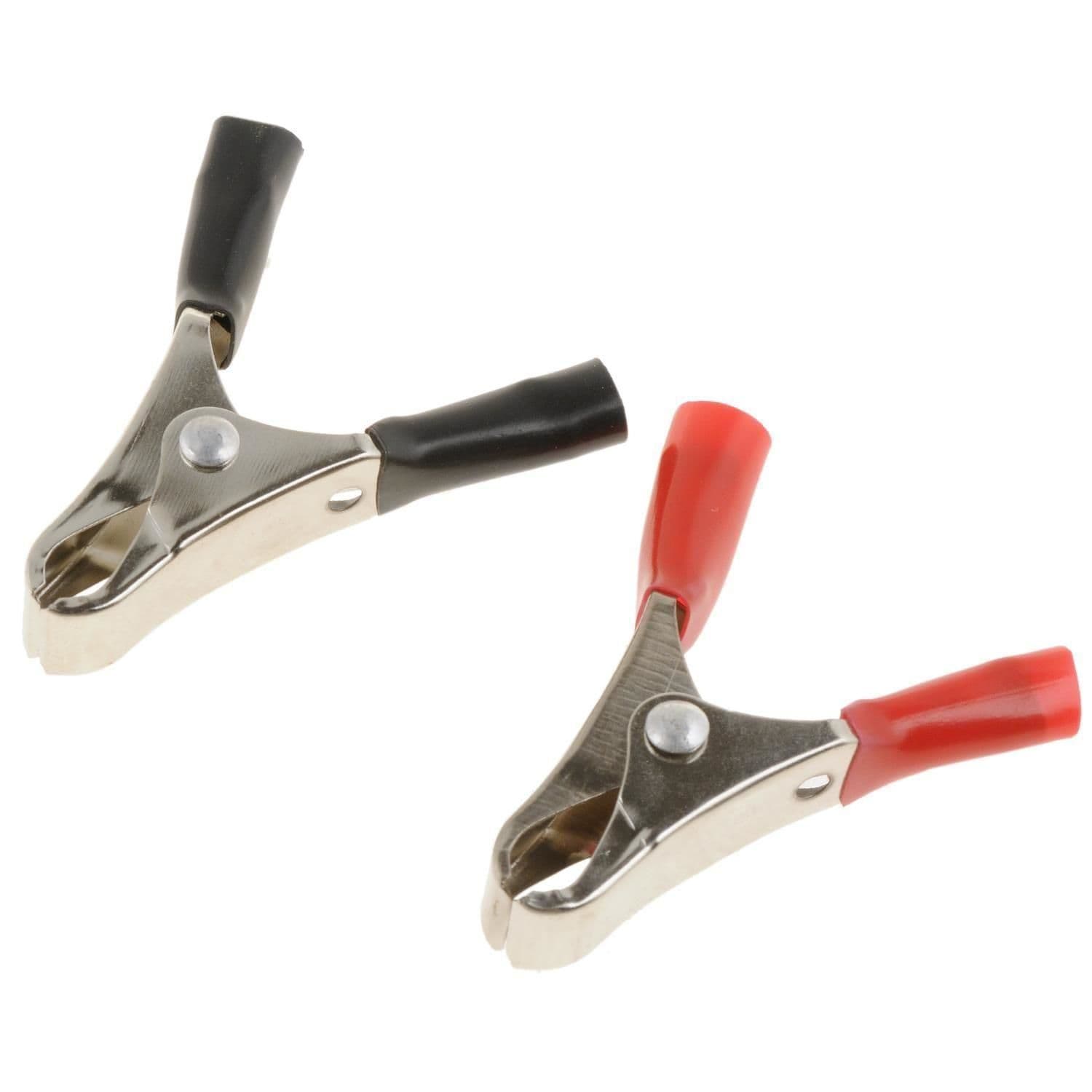 Cambridge Universal Insulated Clamps 10 Amps Red and Black Handles