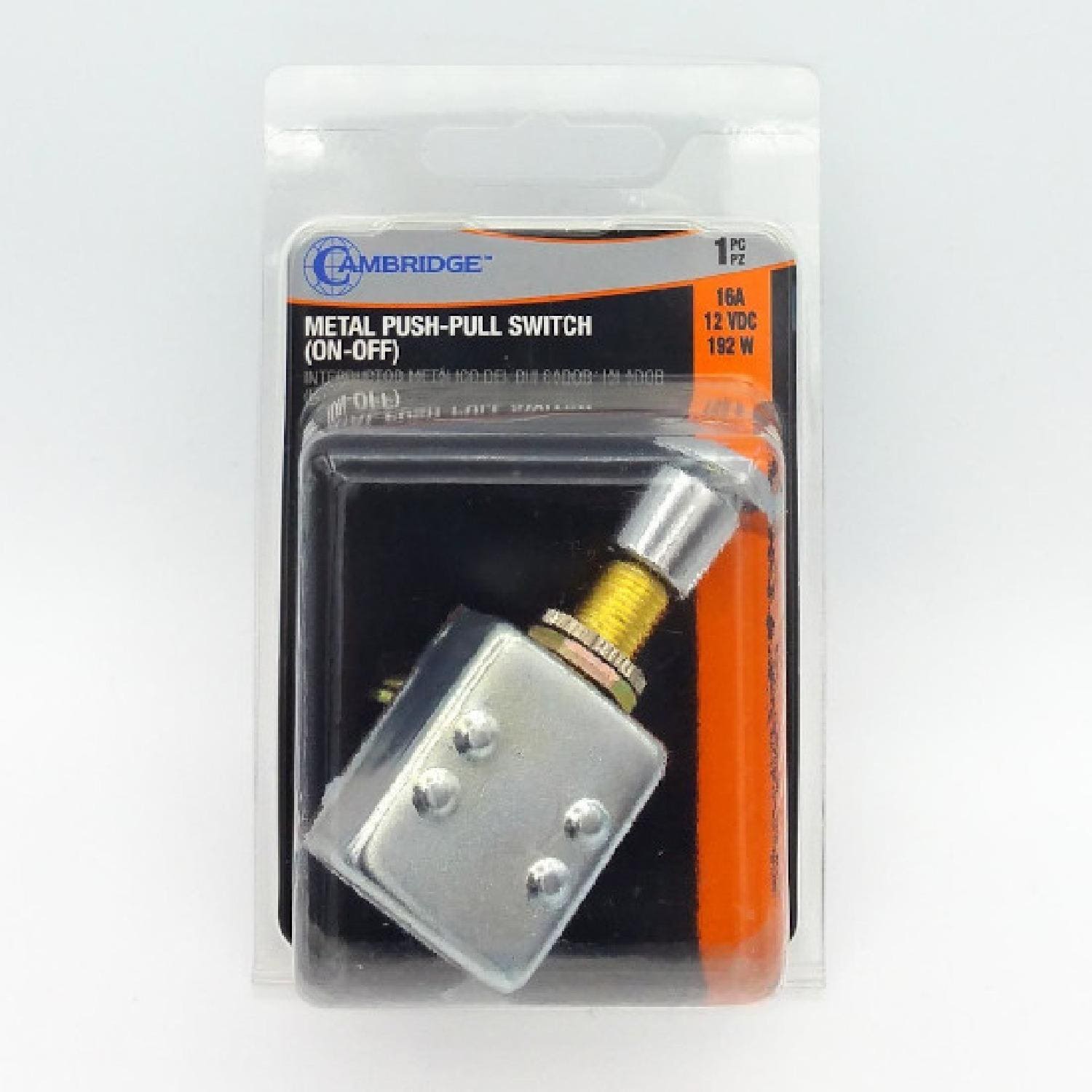Cambridge 16 Amps Metal Push Pull Switch | AutoZone