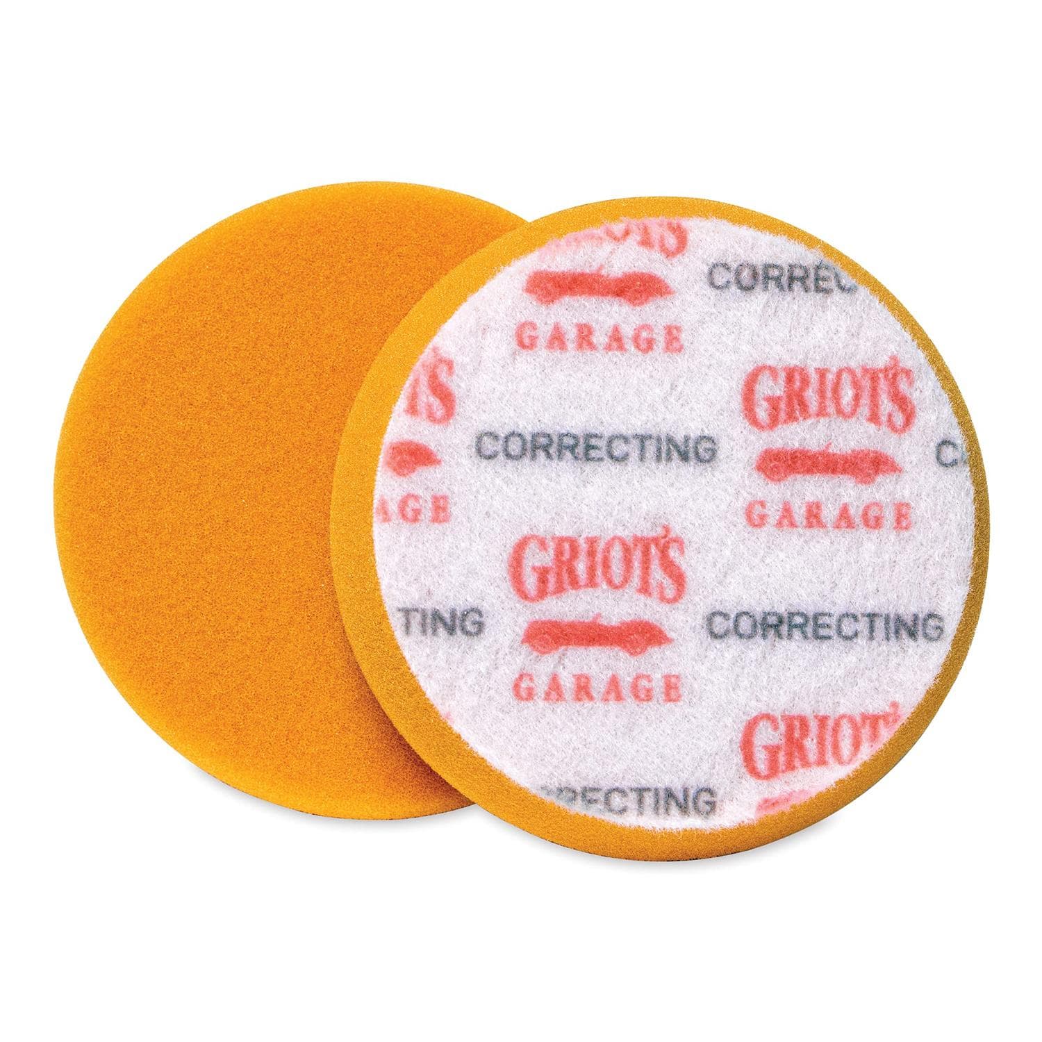 Griot's Garage Orange Foam Correcting Pads, 3 in, 3 Pack | AutoZone