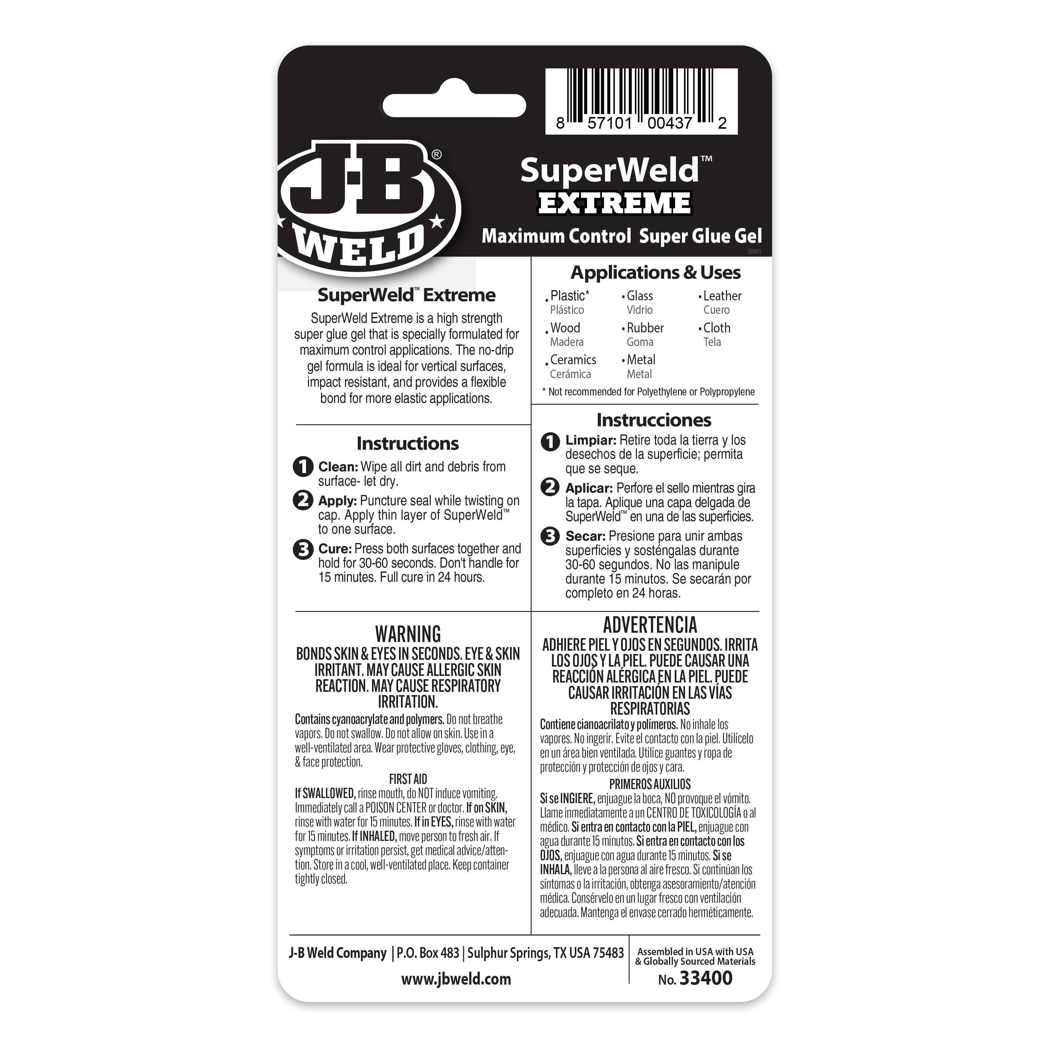 J-B Weld Super Weld Extreme 0.53oz