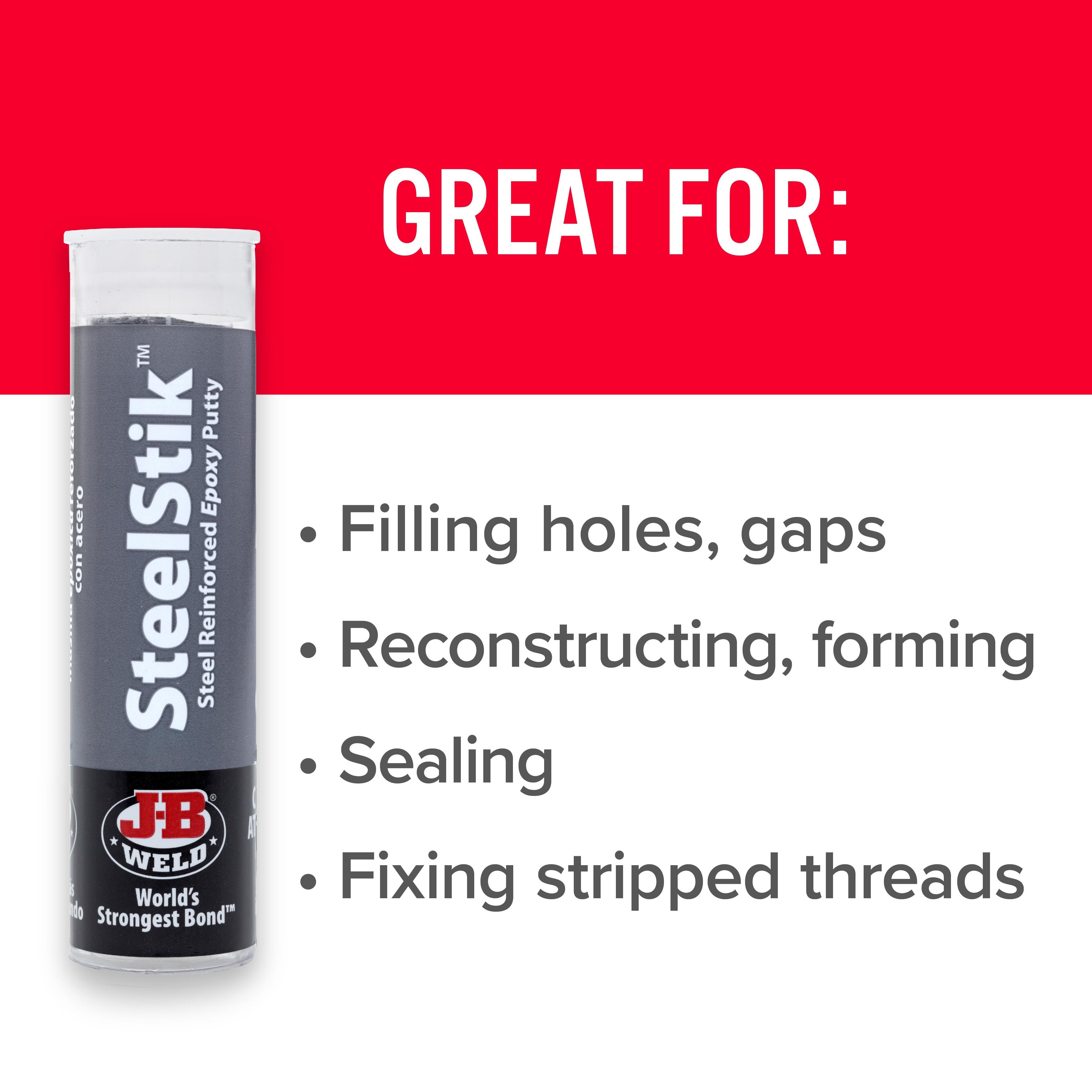 J-B Weld SteelStik Steel Reinforced Epoxy Putty
