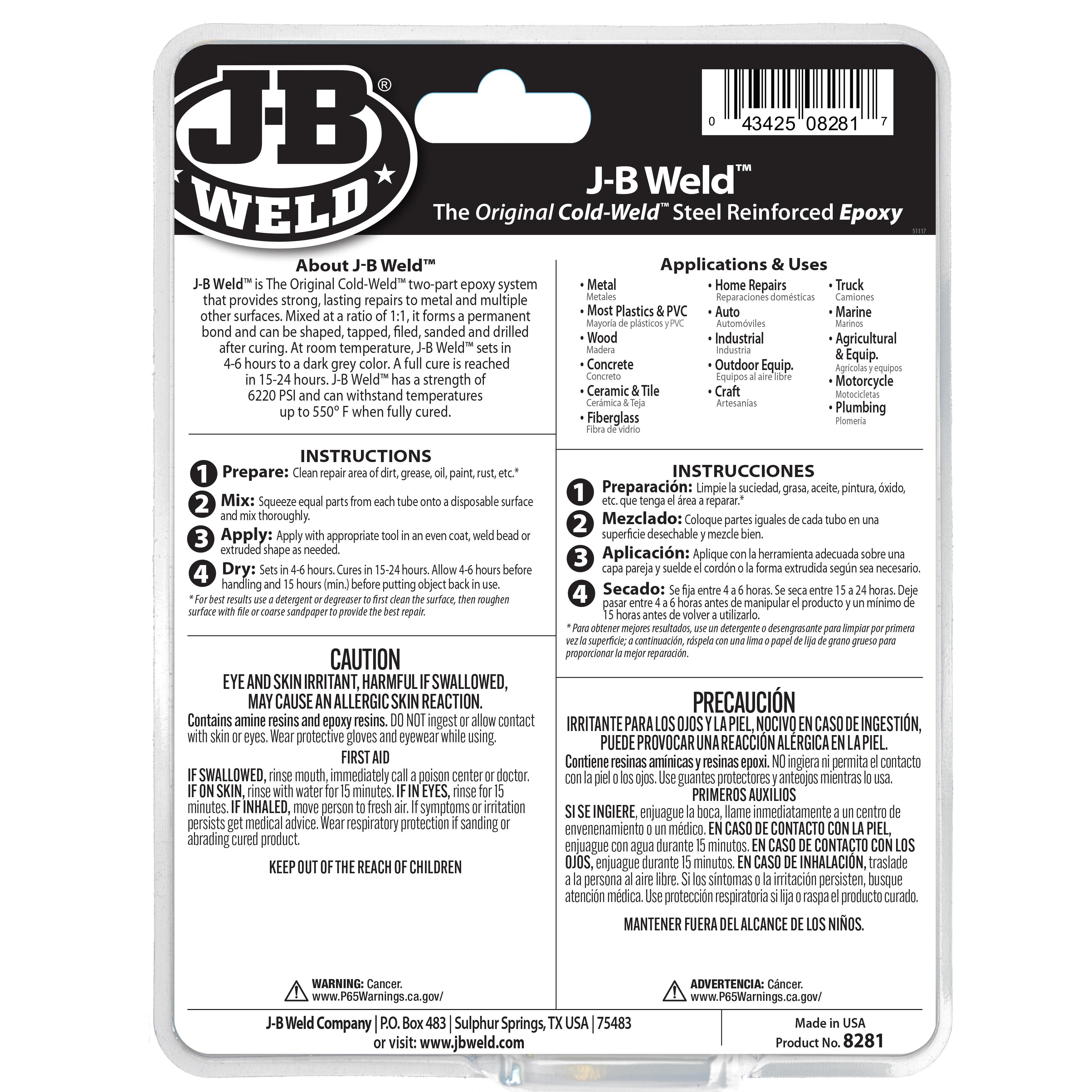 J-B Weld Pro-Size Epoxy Compound 10oz | AutoZone