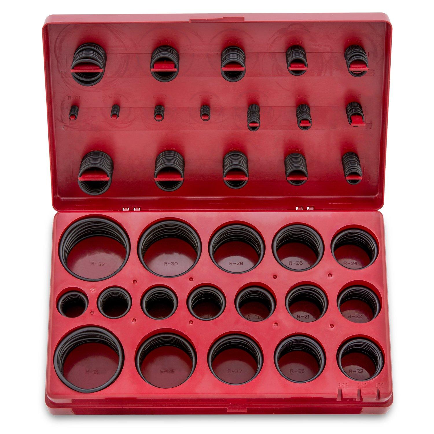 NEIKO Rubber O-Ring Assortment Kit, Buna-N Gasket Sealing Rings