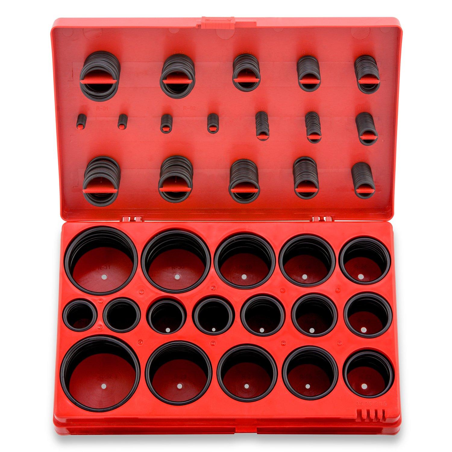NEIKO Rubber O-Ring Assortment Kit, Buna-N Gasket Sealing Rings