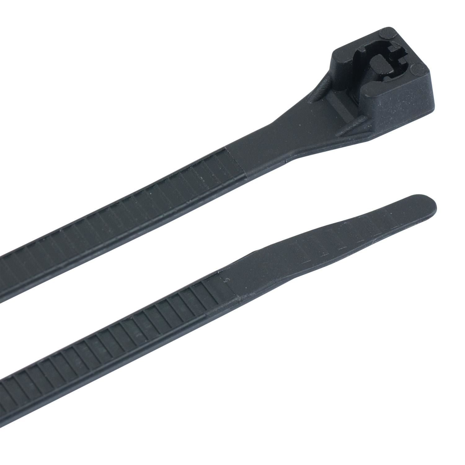Calterm 4in 18lb Black Cable Tie 100 Piece | AutoZone