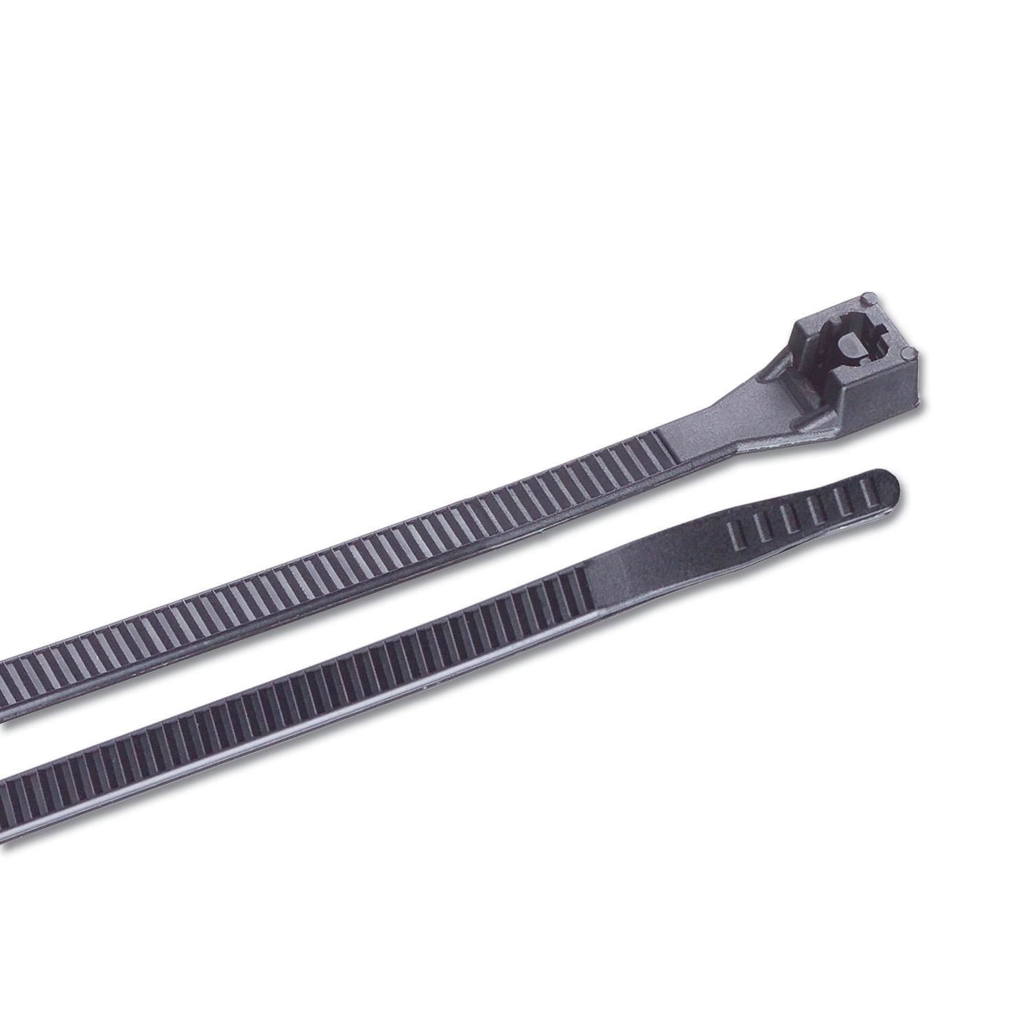 Calterm 8in 75lb Black Cable Ties 100 Piece | AutoZone