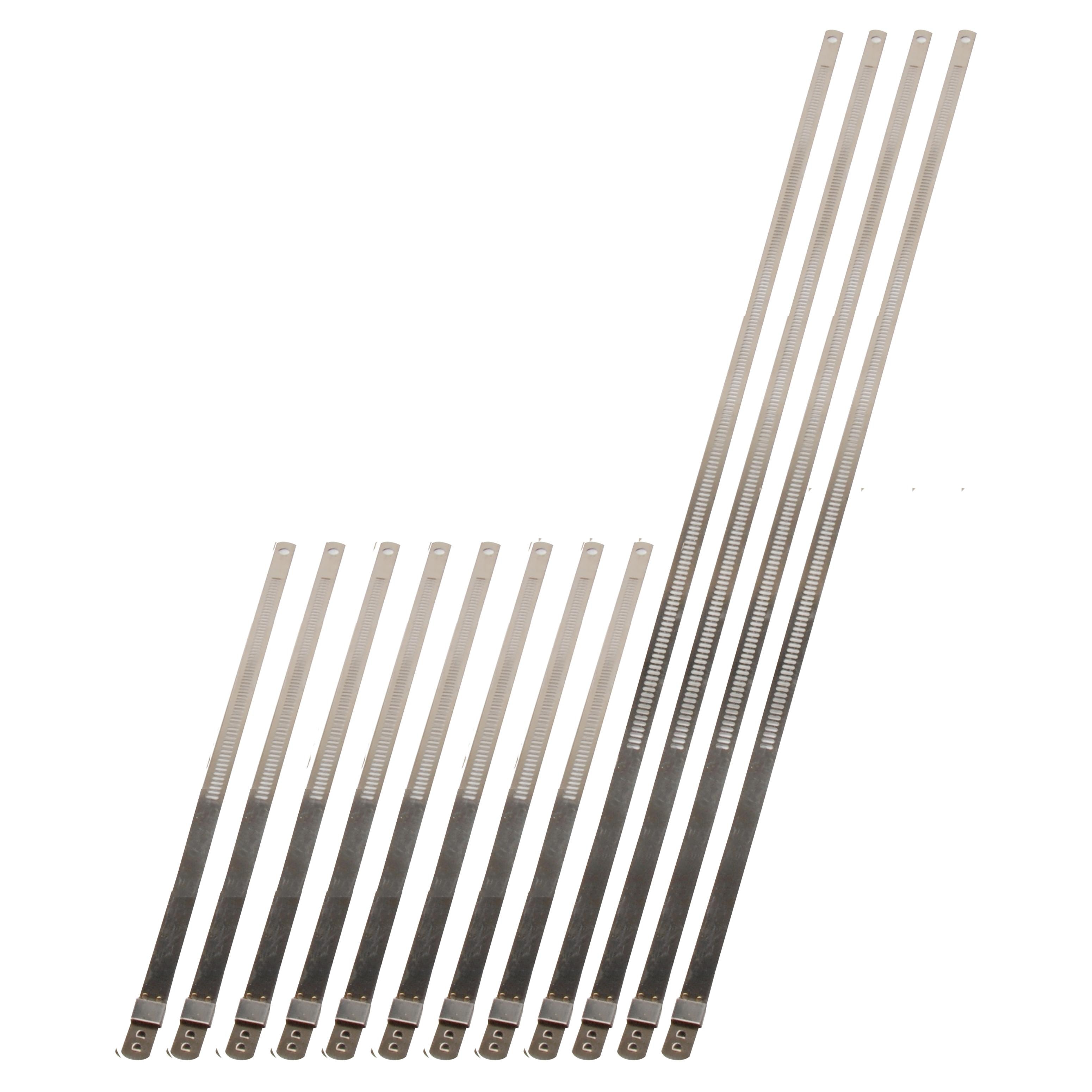 Design Engineering Stainless Lock Tie Kit 14 Piece | AutoZone