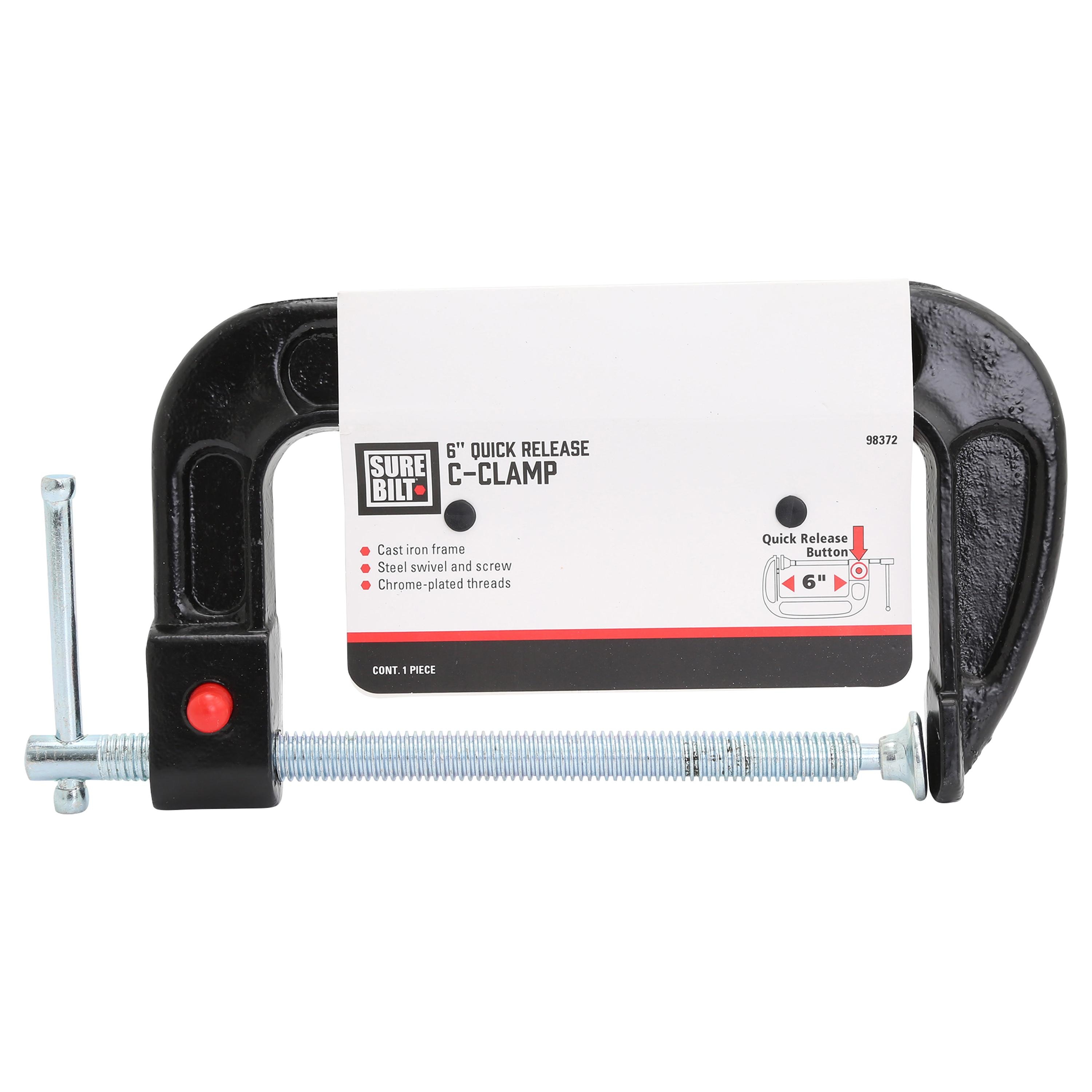 Great Neck Surebilt 6in Quick Release C Clamp | AutoZone