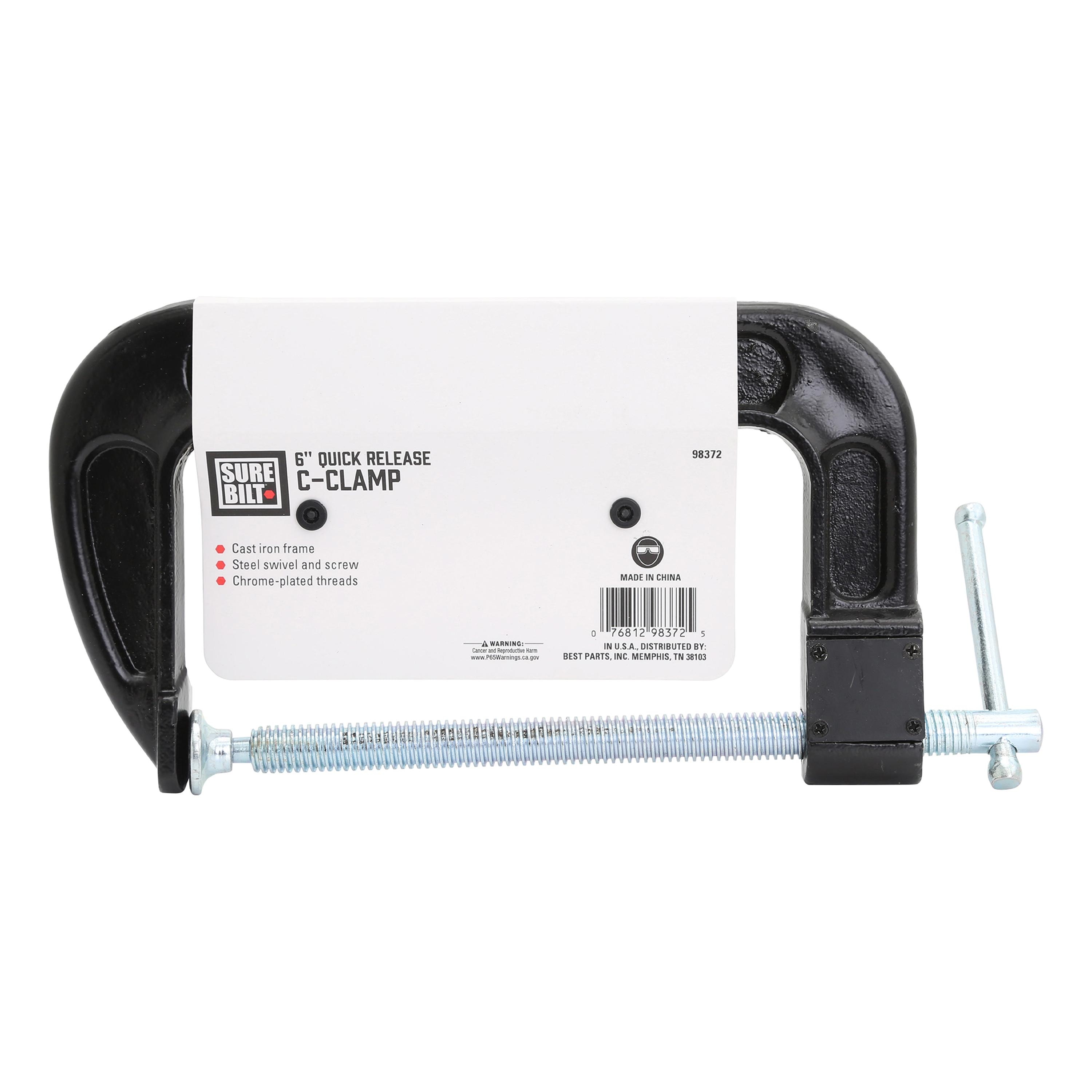 今だけ！【超SALE！】CLAMP 新品カウレザージップアップベスト Great Neck Surebilt 6in Quick Release C Clamp | AutoZone