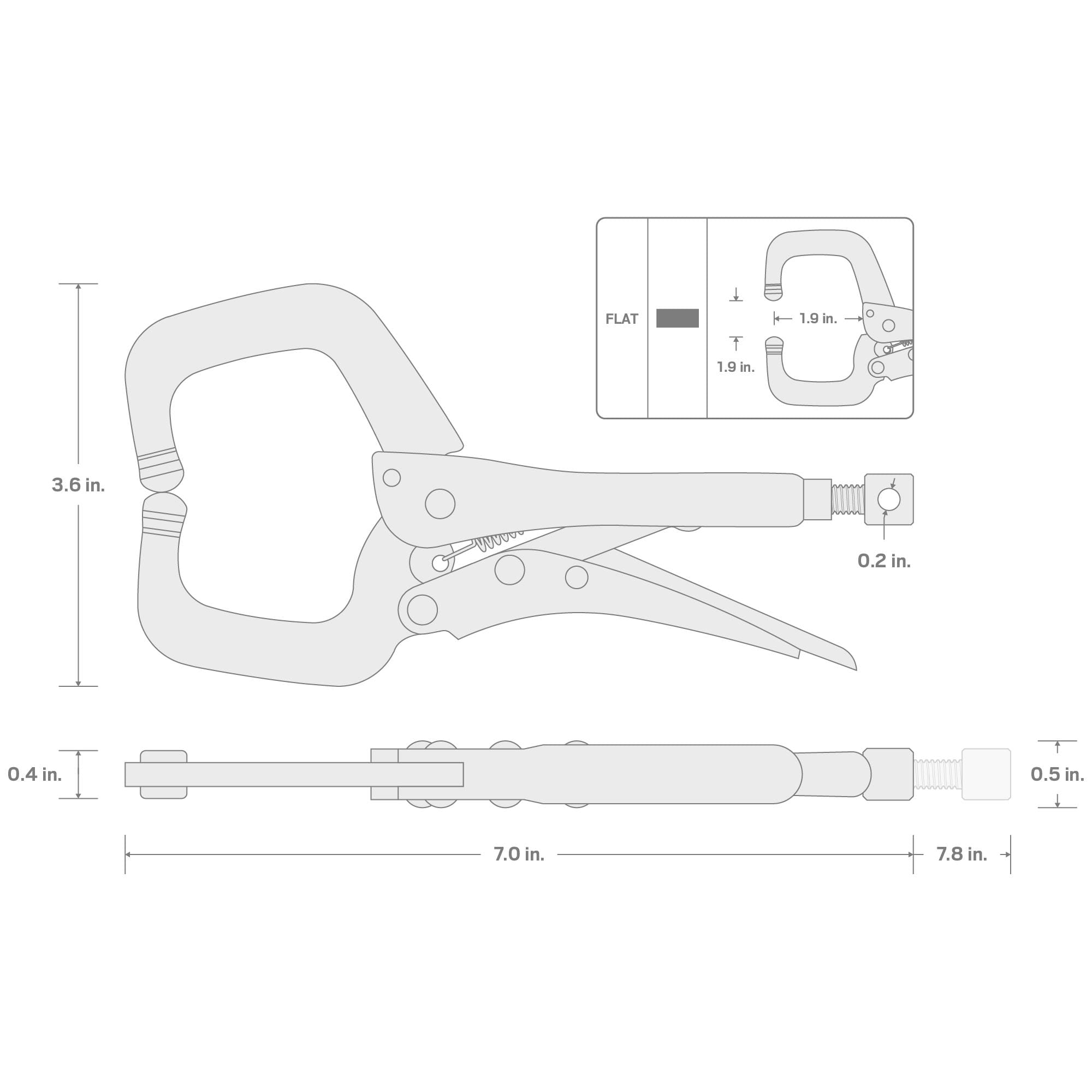 Tekton C-Clamp CLC10006 | AutoZone