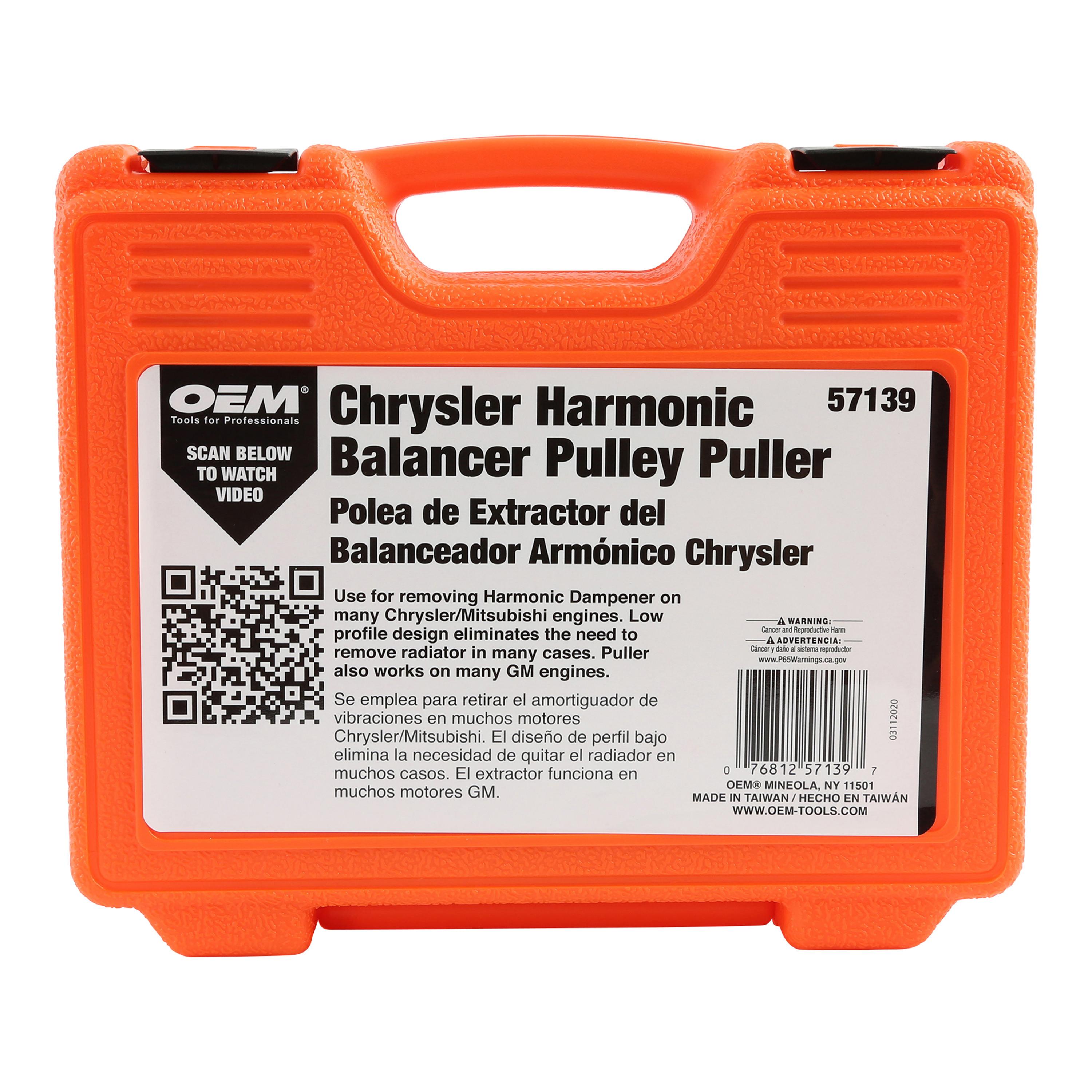 OEMTOOLS Harmonic Dampener Puller for Chrysler | AutoZone