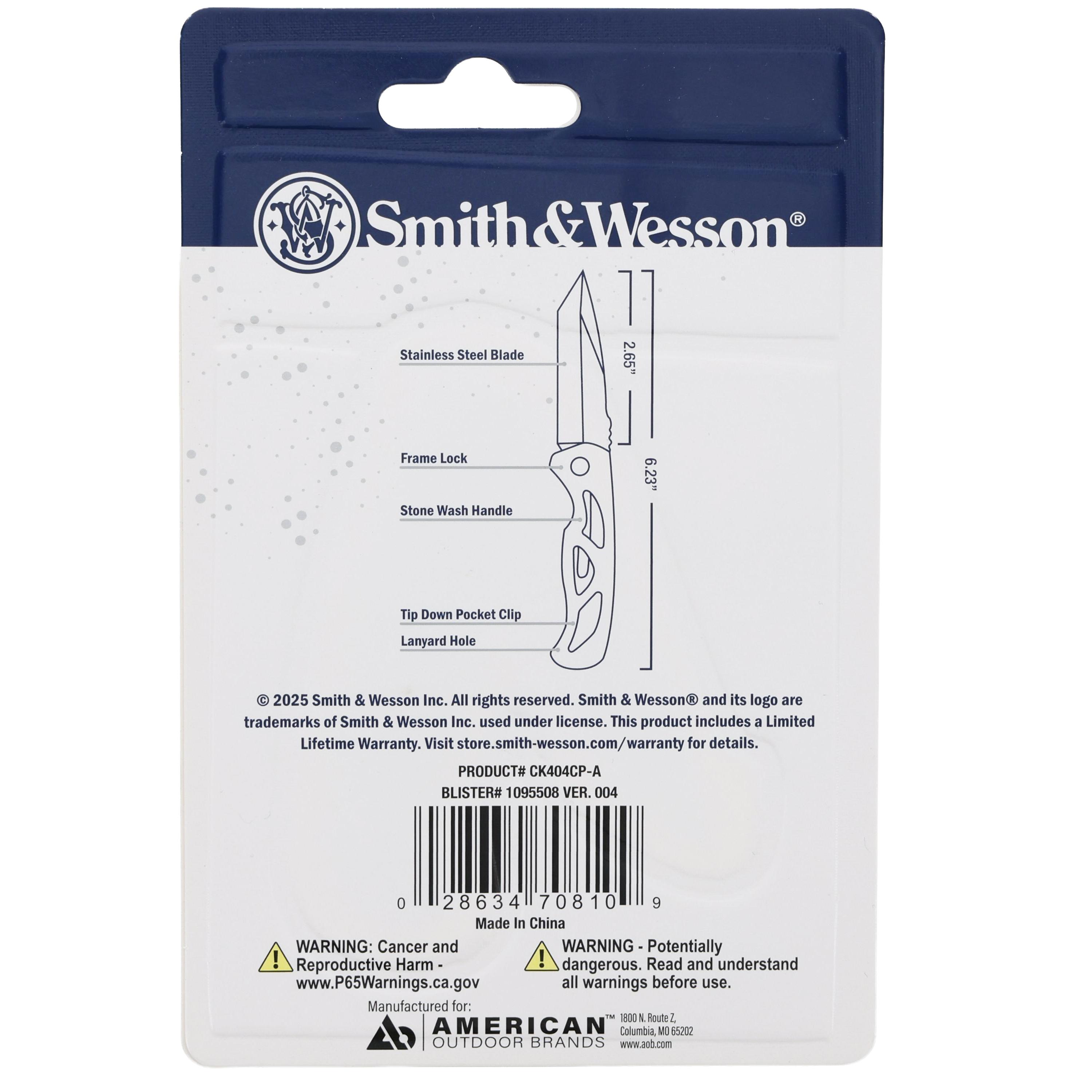 Smith & Wesson Utility Knife CK404CP-A | AutoZone