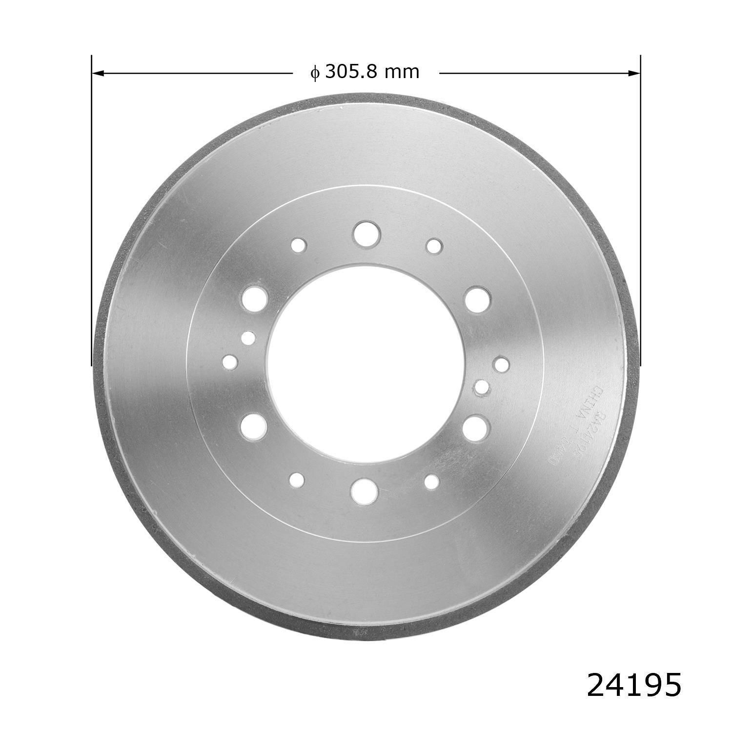 Duralast Brake Drum 24195 for Dodge Caravan