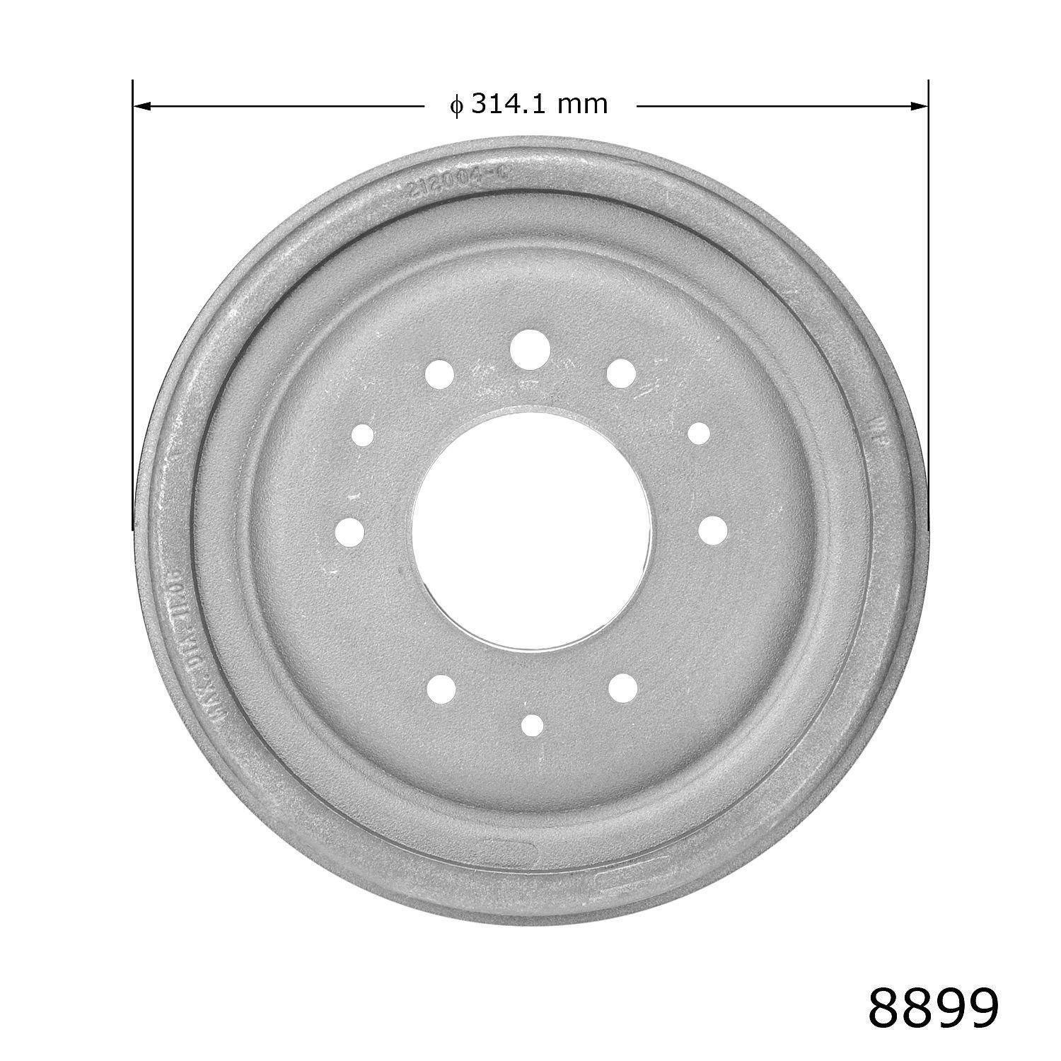 Duralast Brake Drum 80031 | AutoZone