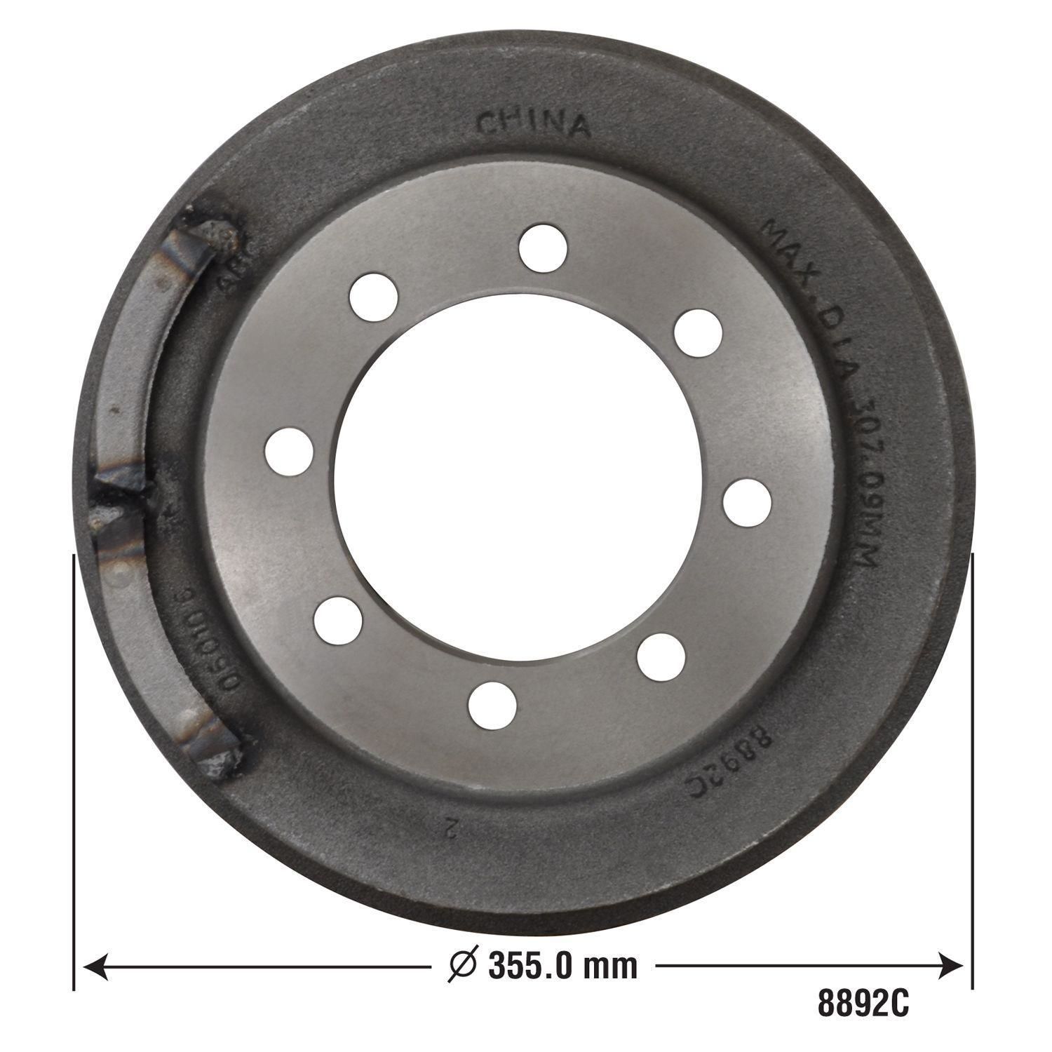多分　松？の丸年輪台 Duralast Brake Drum 8892C | AutoZone