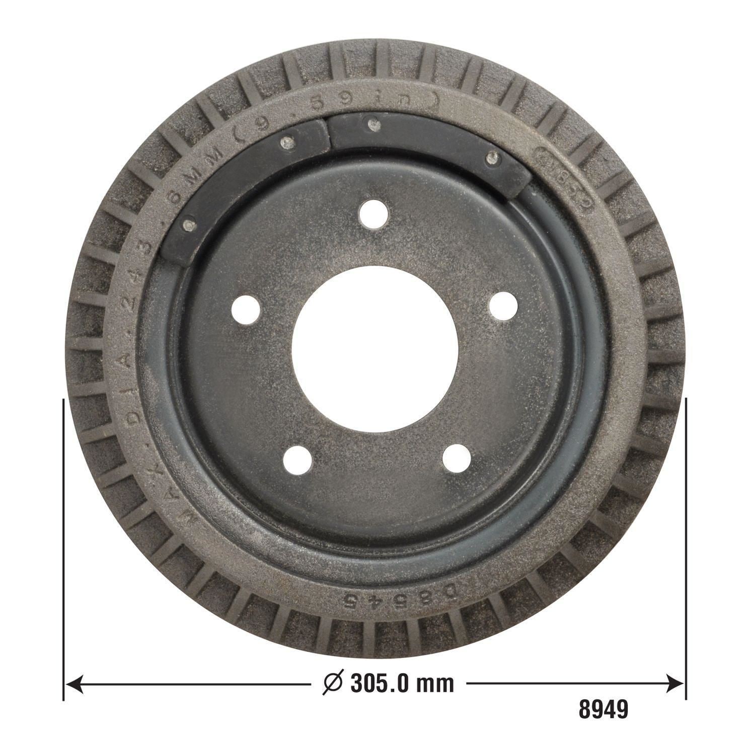 Duralast Brake Drum 8949 | AutoZone