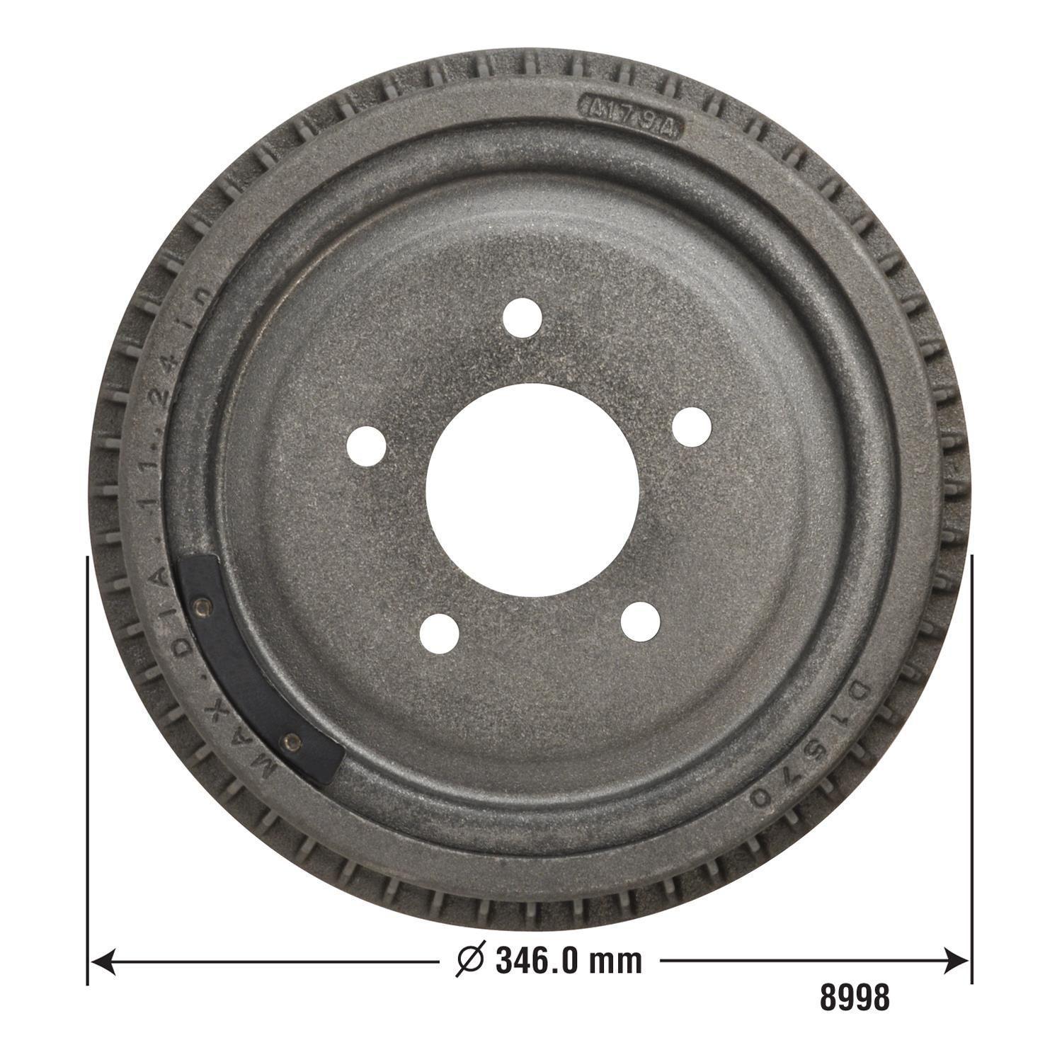 Duralast Brake Drum 8998 | AutoZone