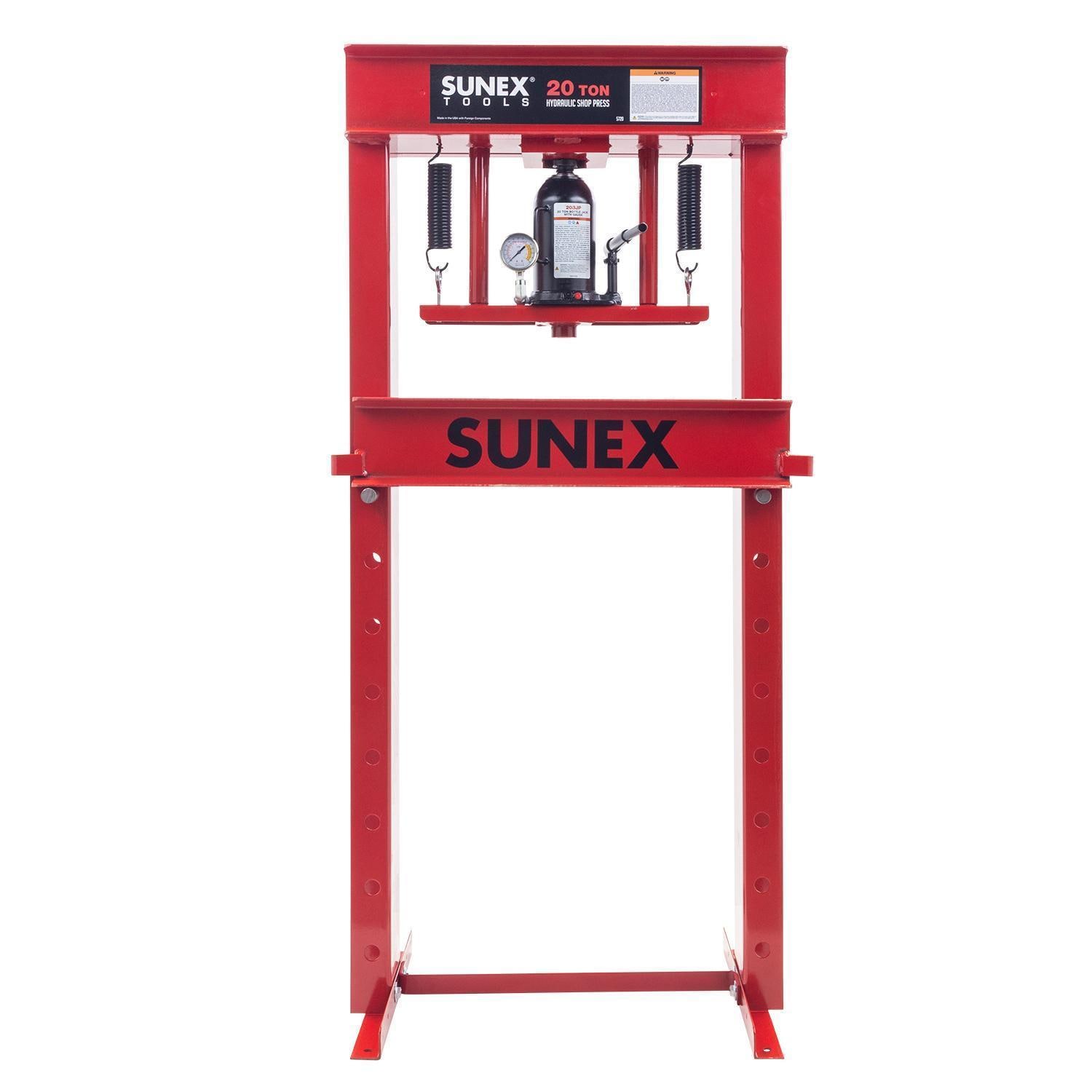 Sunex 20 Ton Hydraulic Shop Press | AutoZone