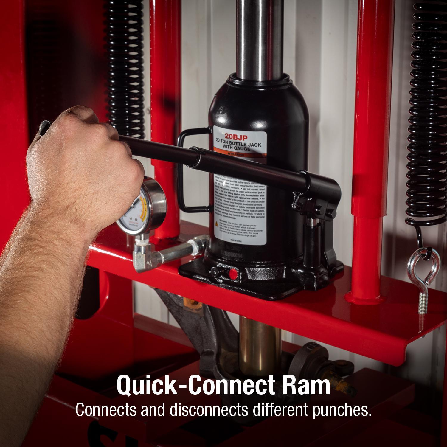Sunex 20 Ton Hydraulic Shop Press | AutoZone
