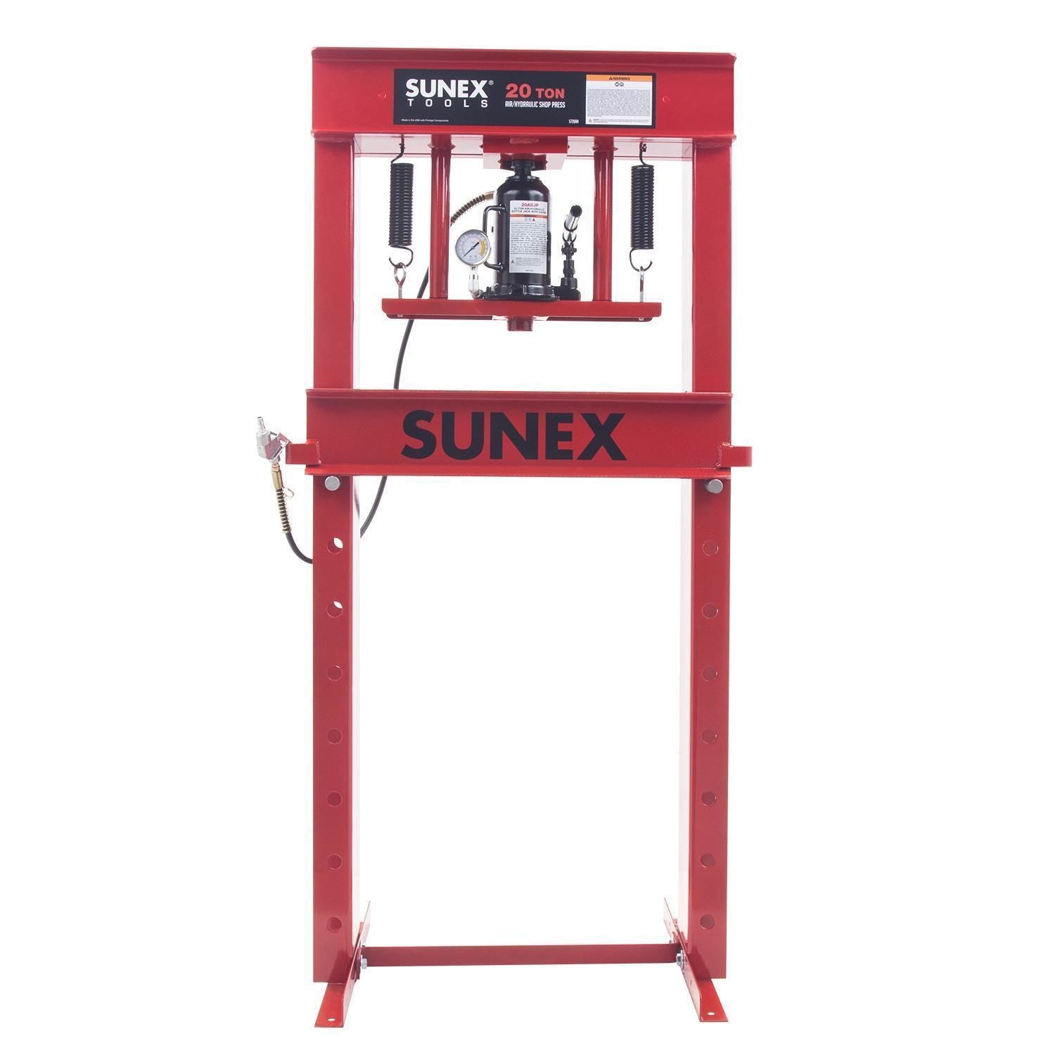 Sunex 20 Ton Air Hydraulic Shop Press | AutoZone