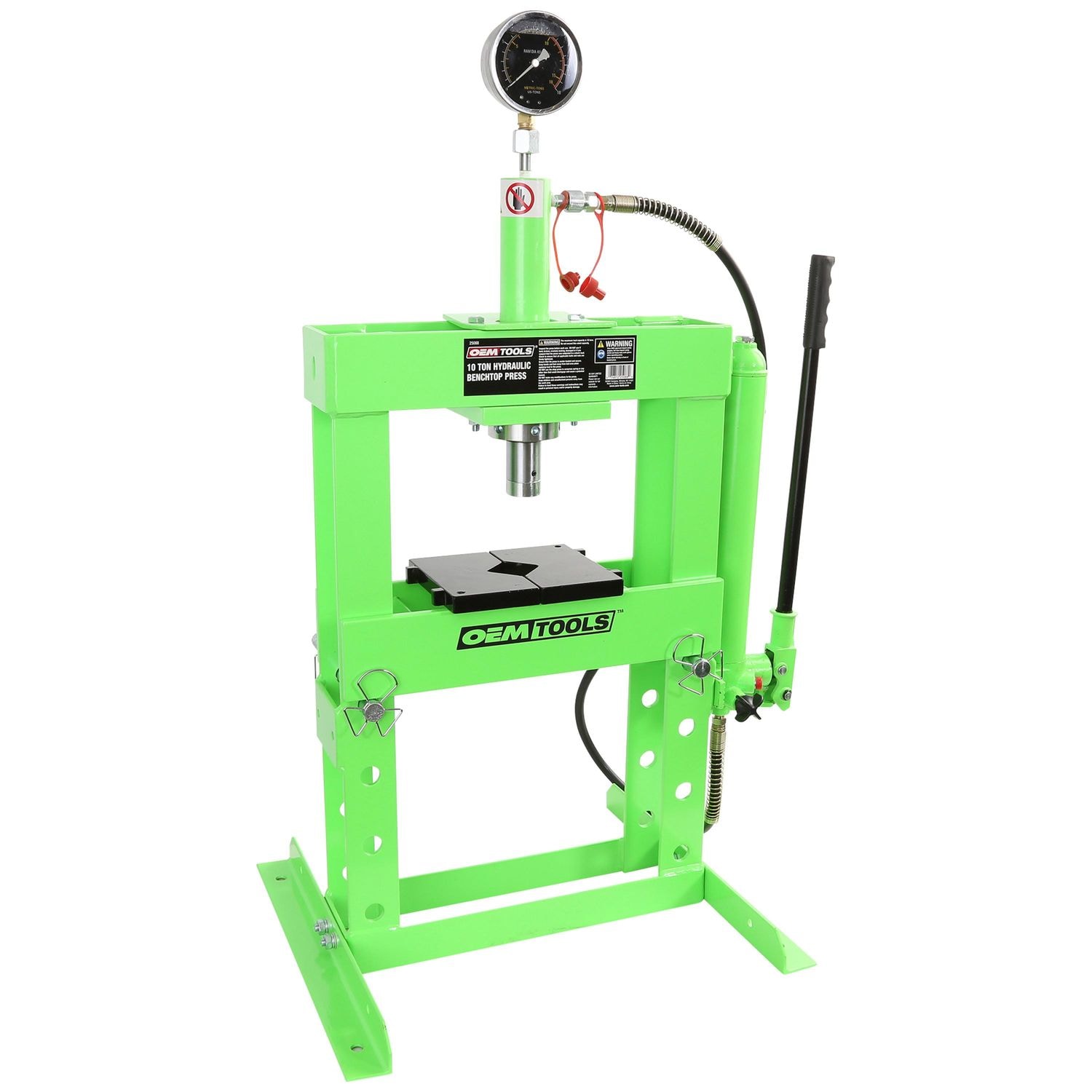 OEMTOOLS Oemtools 10 Ton Hydraulic Benchtop Shop Press | AutoZone