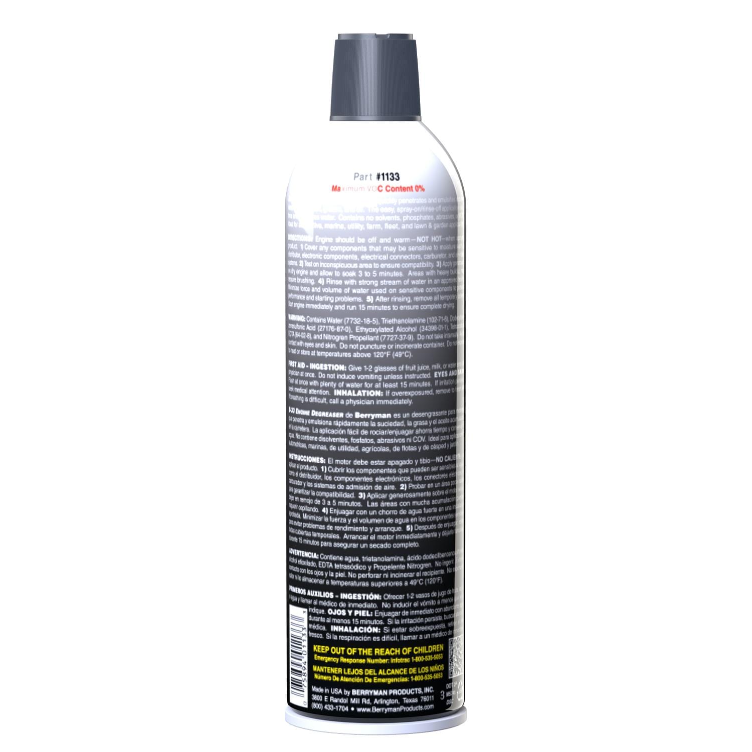 Berryman B33 Engine Degreaser | AutoZone