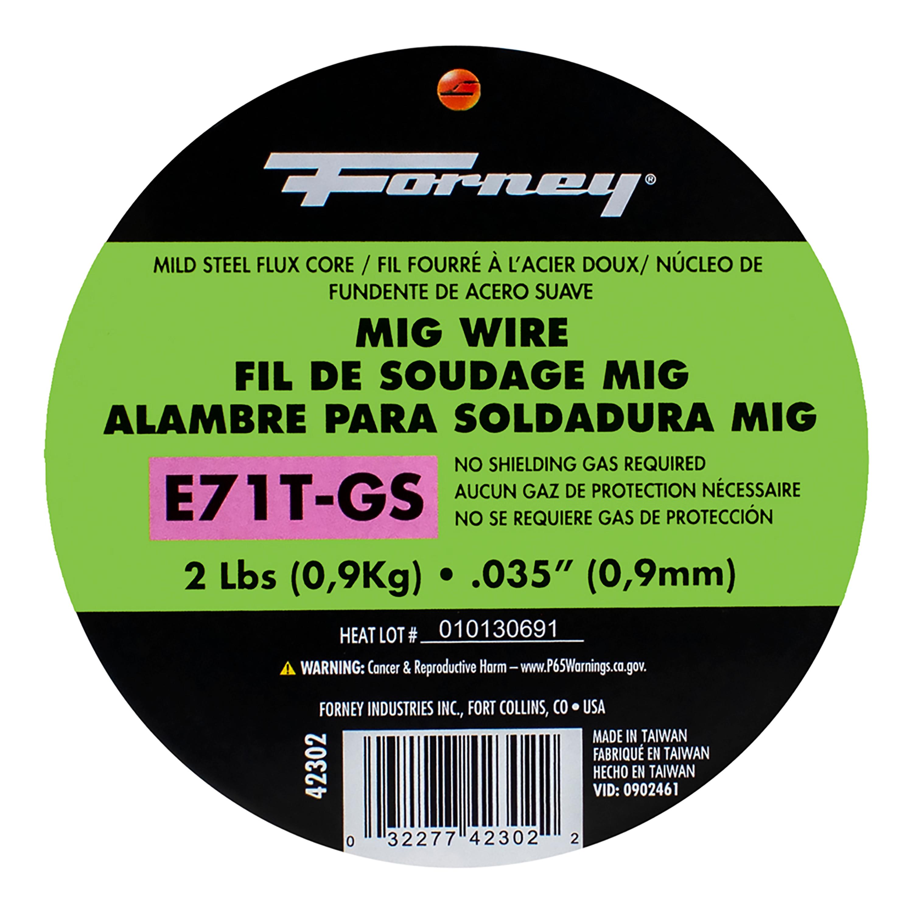 Forney 0.035in E71T-GS Flux-Core Welding Wire 2lbs | AutoZone