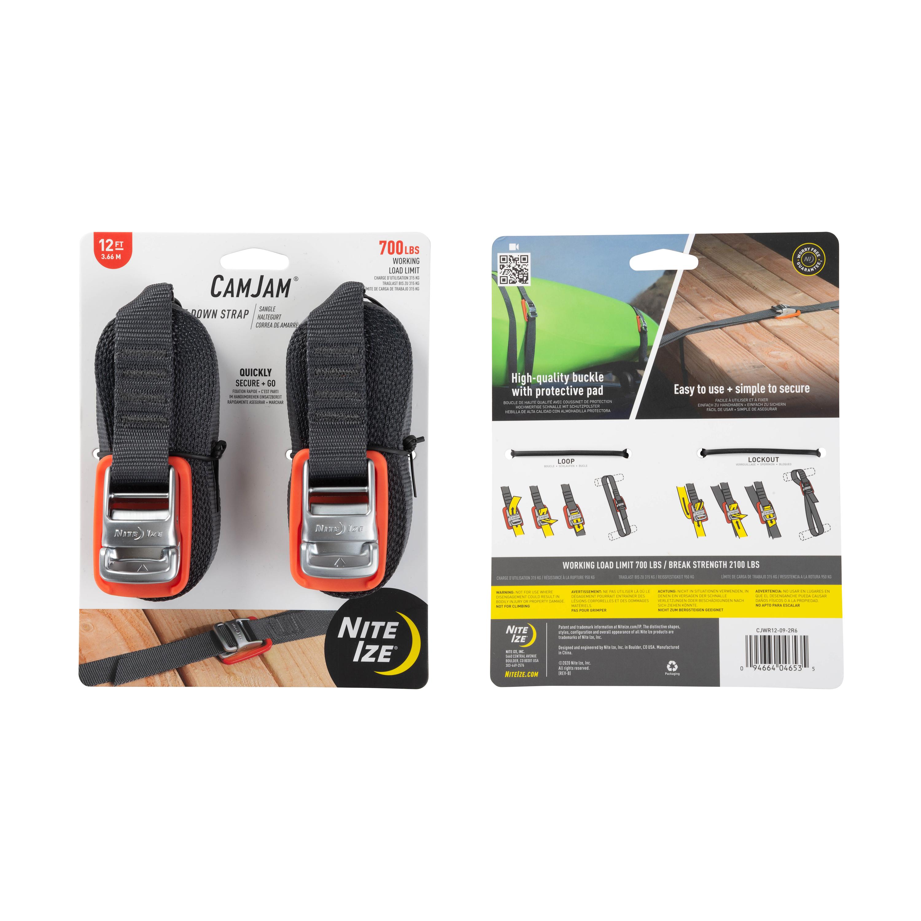 Nite Ize Tie Down Strap CJWR12-09-2R6 | AutoZone