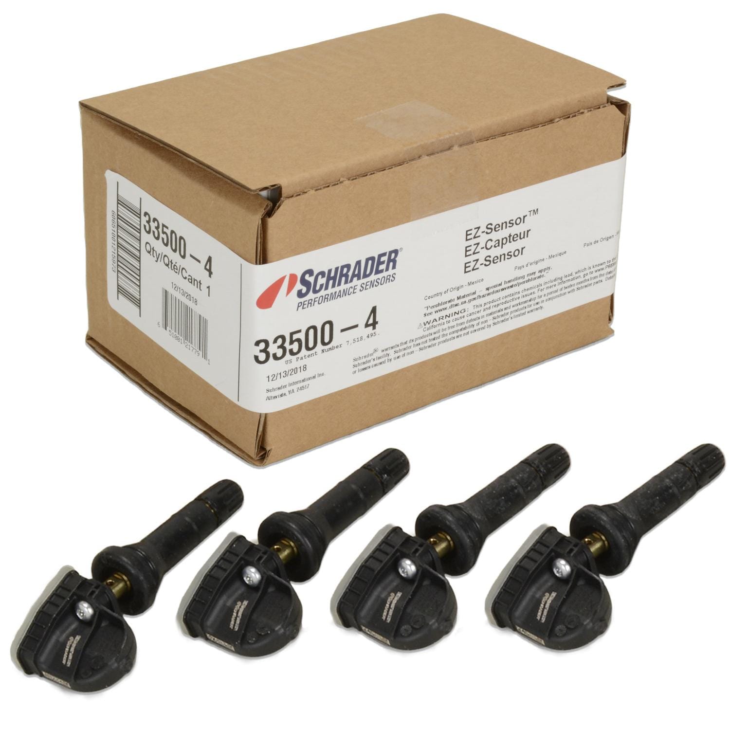 Schrader Programmable OE Quality Tire Pressure Monitoring Sensor 33500-4 for Jeep gladiator